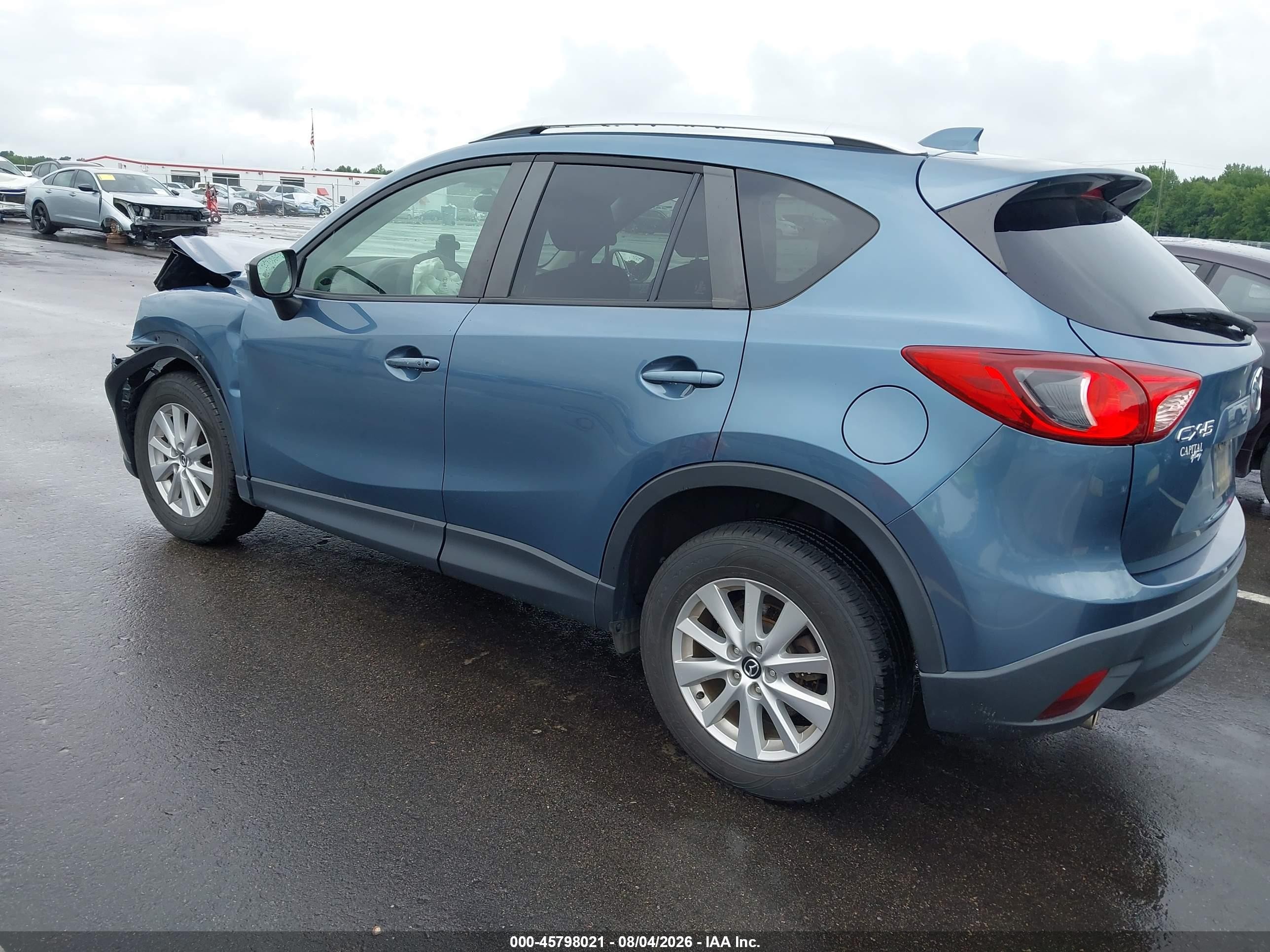2015 Mazda Cx-5 Touring Blue vin: JM3KE2CY7F0467715