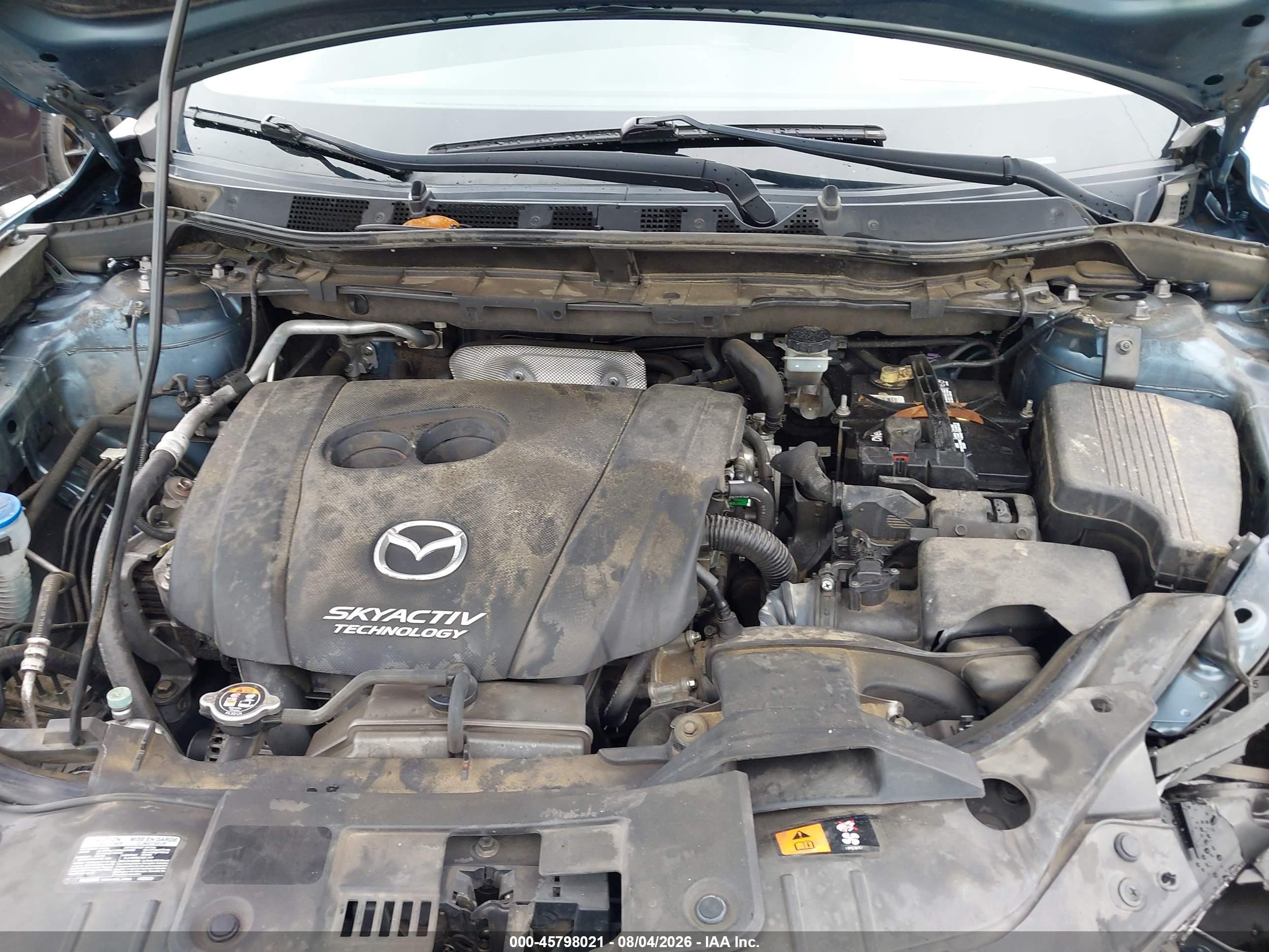2015 Mazda Cx-5 Touring Blue vin: JM3KE2CY7F0467715