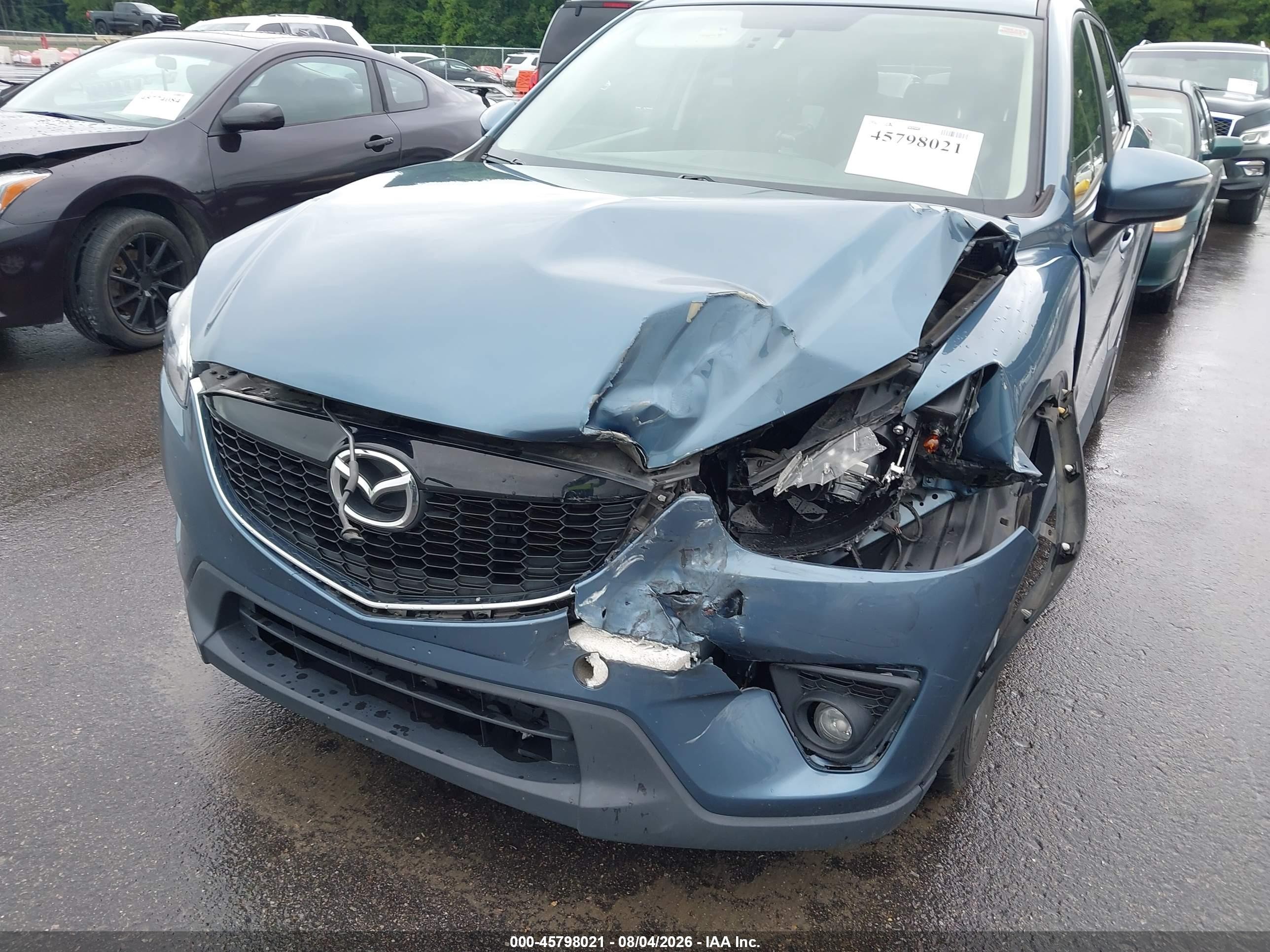 2015 Mazda Cx-5 Touring Blue vin: JM3KE2CY7F0467715