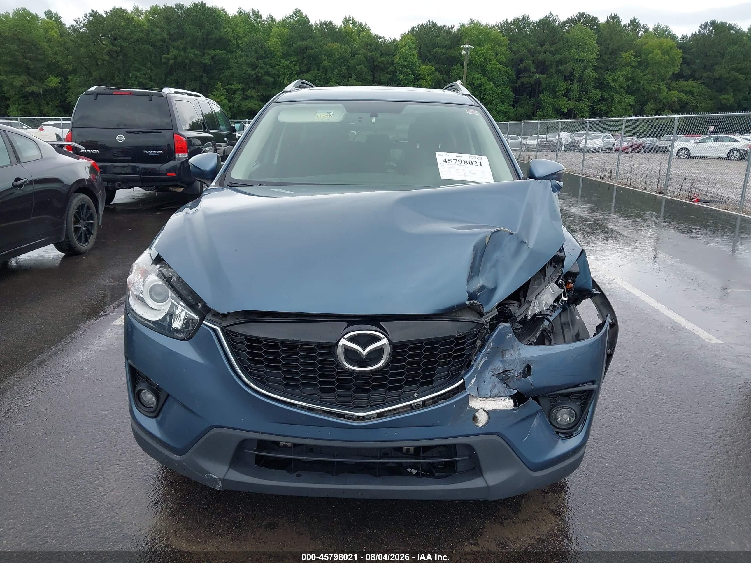 2015 Mazda Cx-5 Touring Blue vin: JM3KE2CY7F0467715
