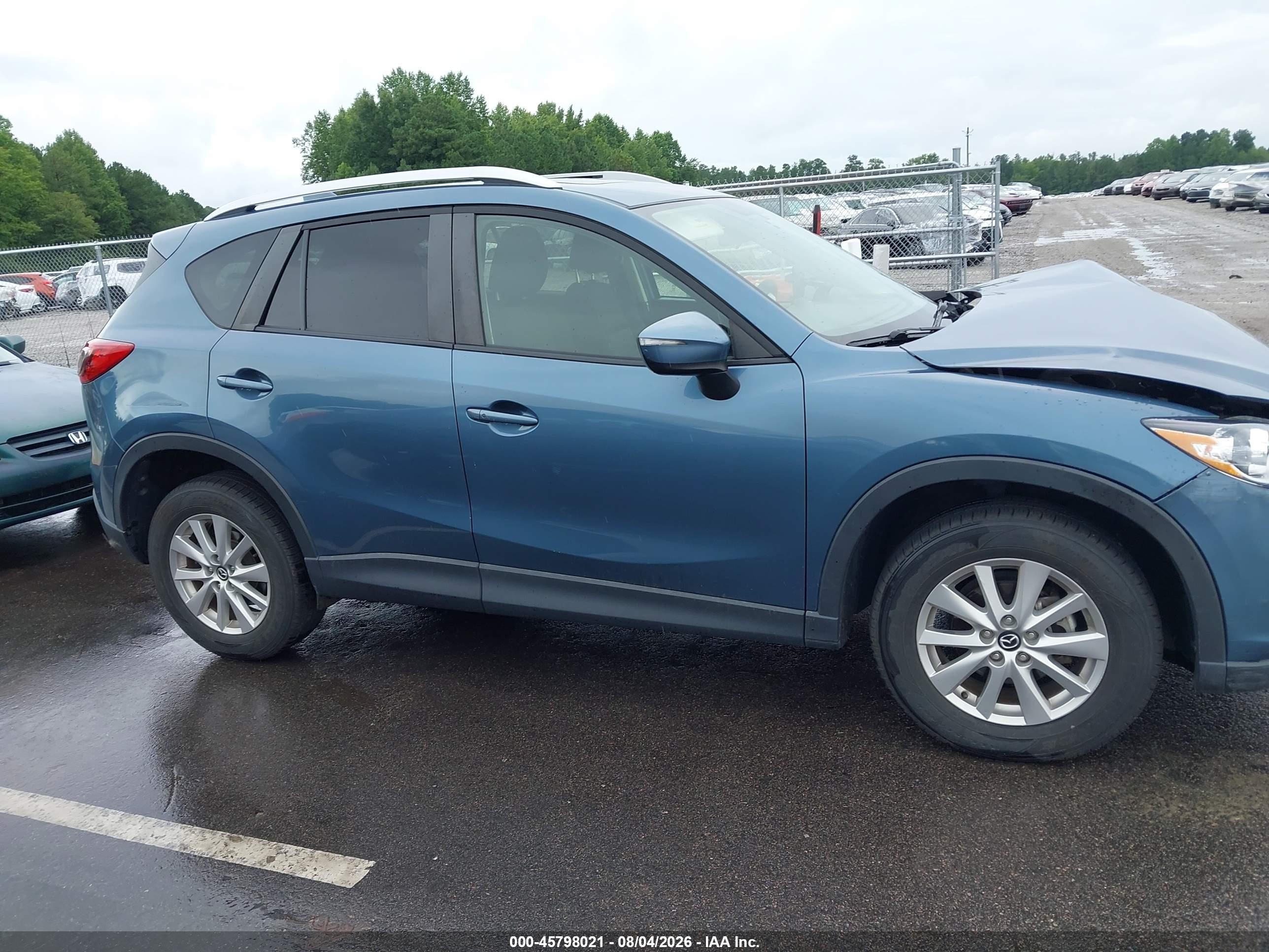 2015 Mazda Cx-5 Touring Blue vin: JM3KE2CY7F0467715