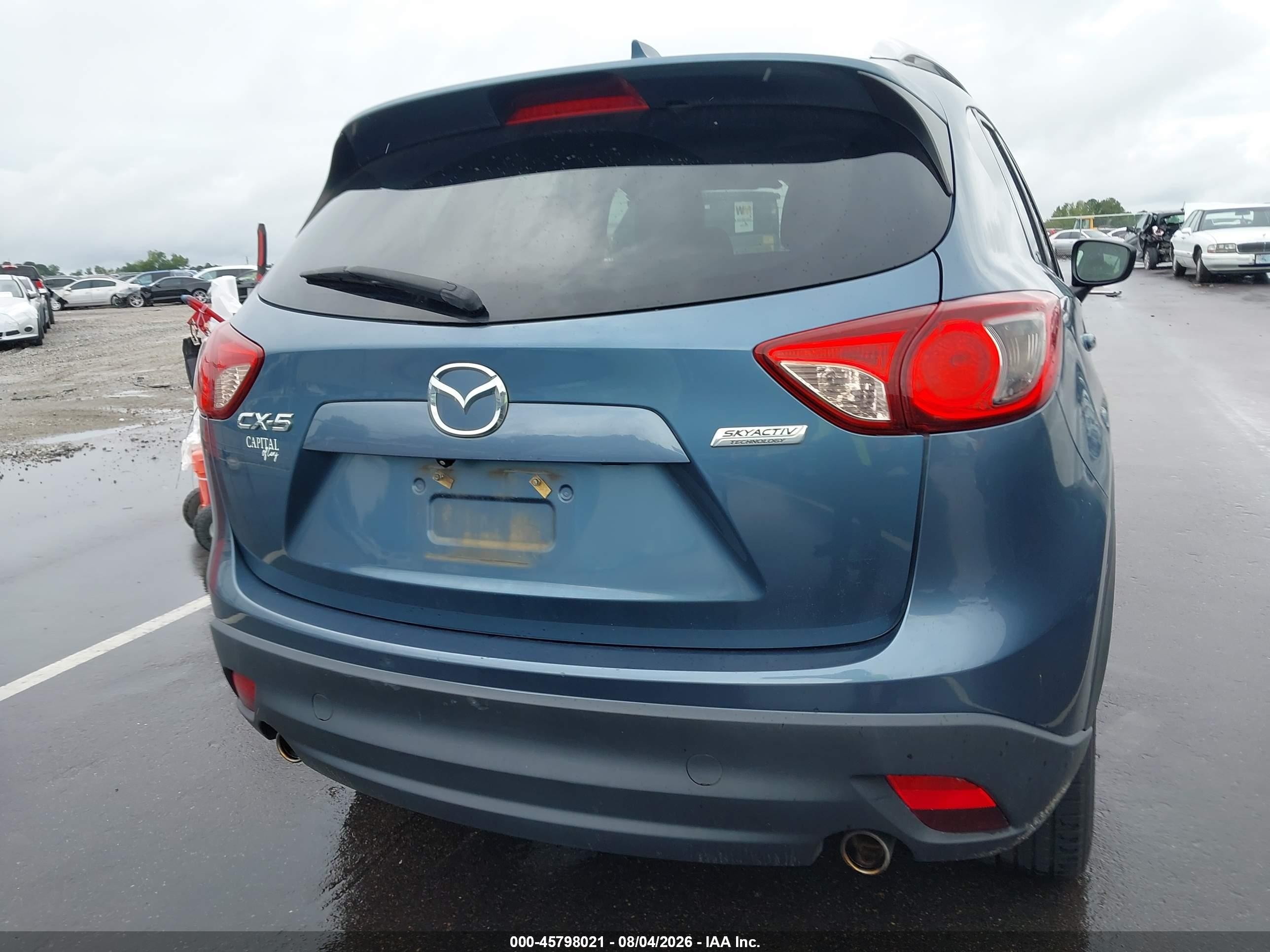 2015 Mazda Cx-5 Touring Blue vin: JM3KE2CY7F0467715