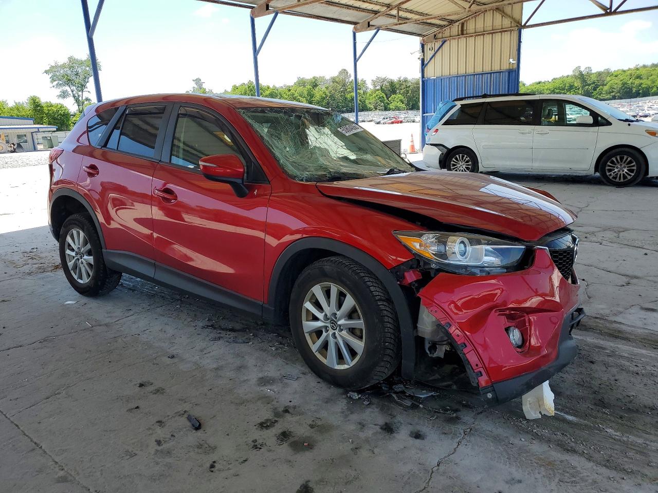 2015 Mazda Cx-5 Touring Red vin: JM3KE2CY7F0512202