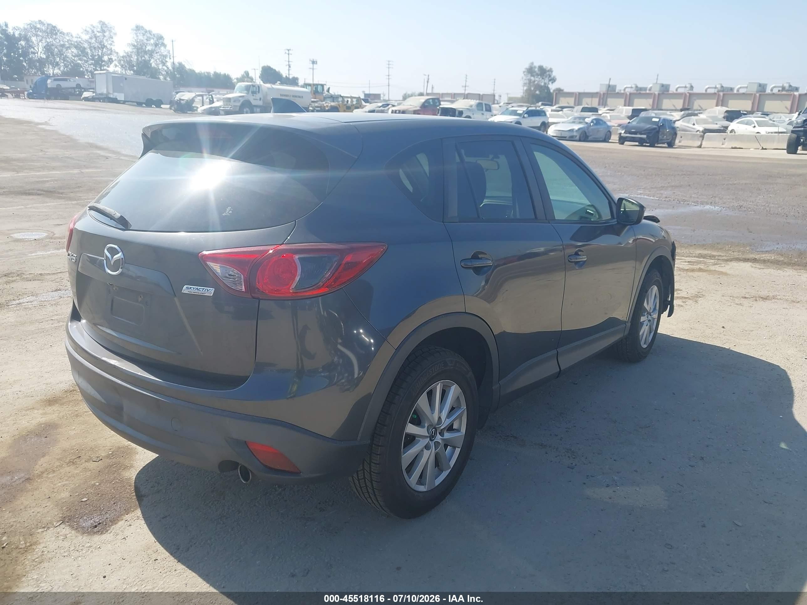 2015 Mazda Cx-5 Touring Gray vin: JM3KE2CY7F0514287