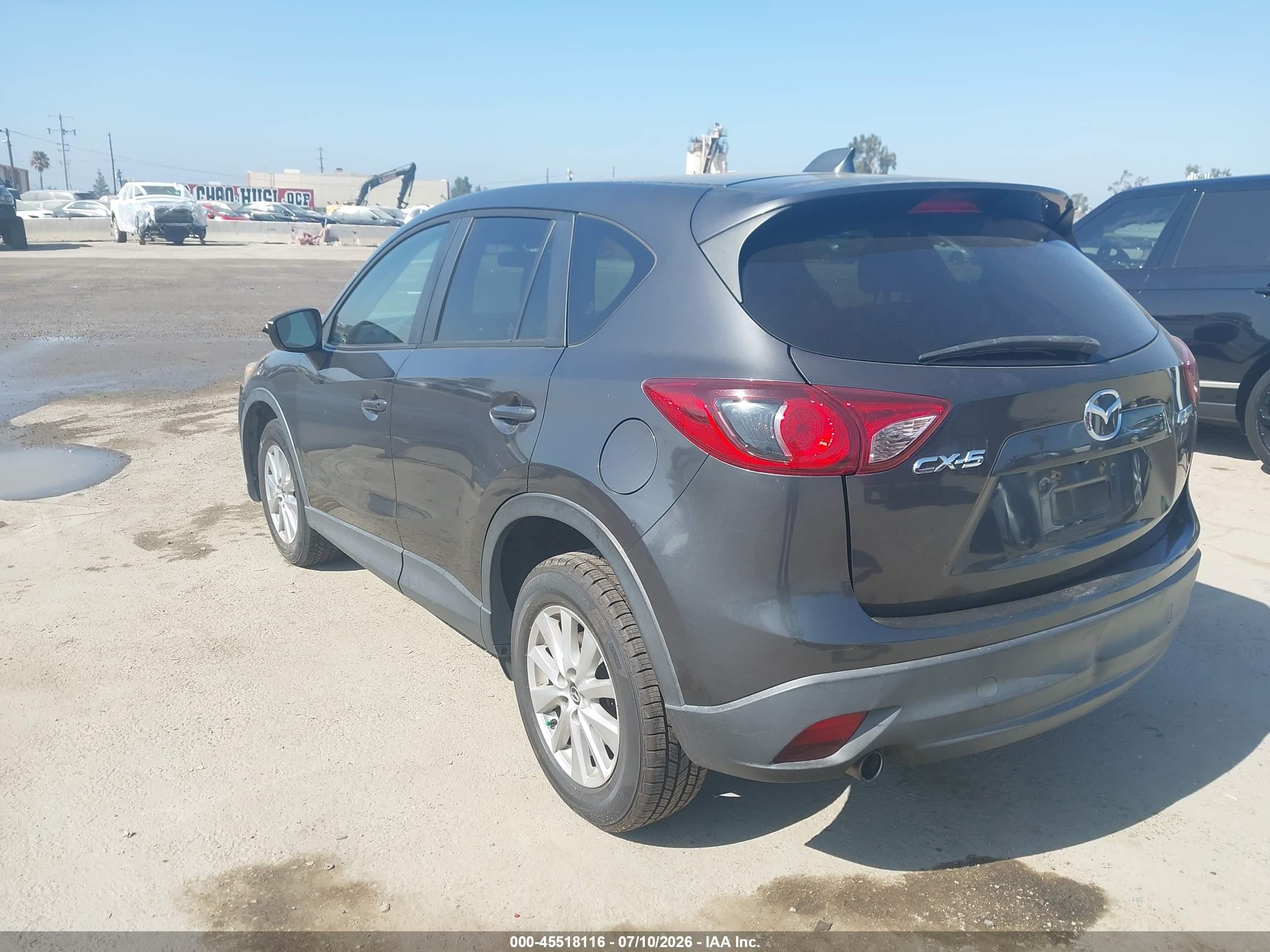 2015 Mazda Cx-5 Touring Gray vin: JM3KE2CY7F0514287
