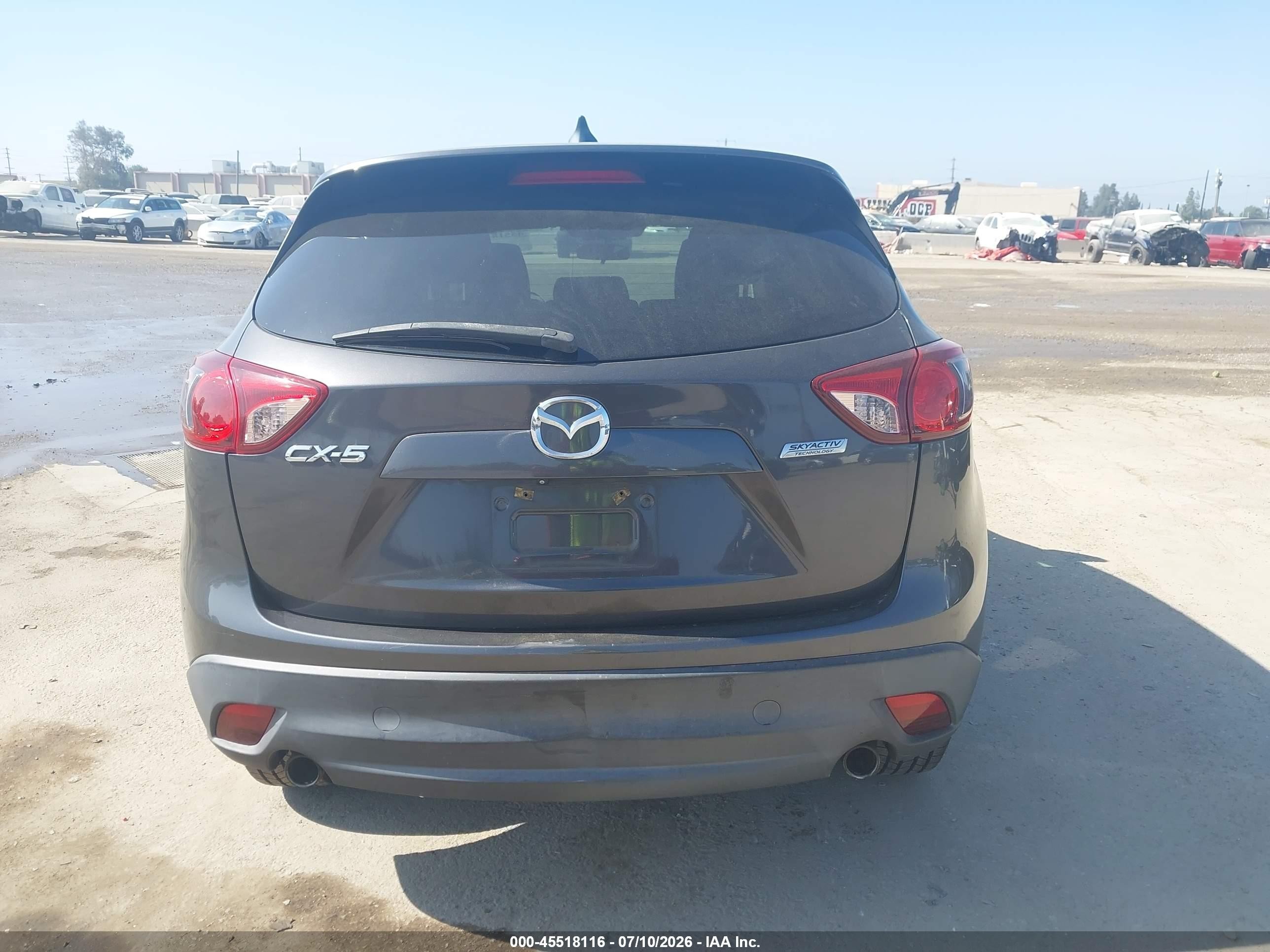 2015 Mazda Cx-5 Touring Gray vin: JM3KE2CY7F0514287