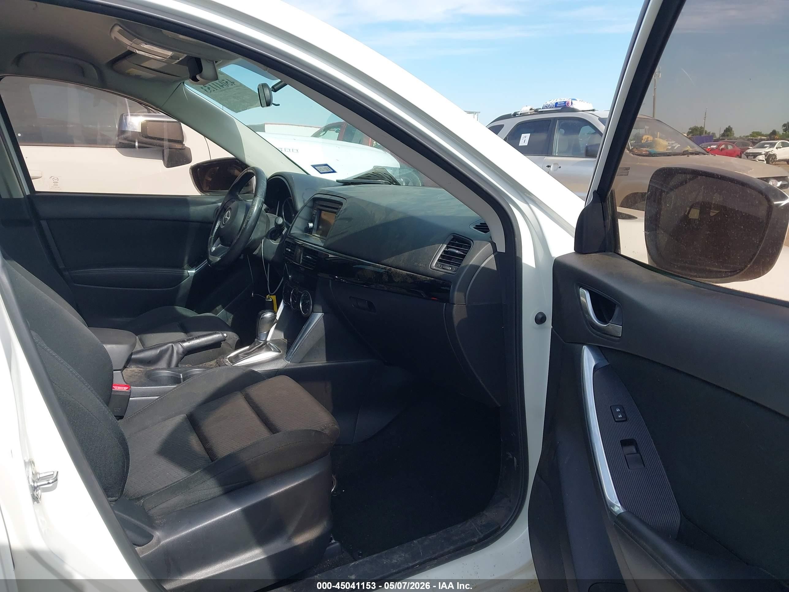 2015 Mazda Cx-5 Touring White vin: JM3KE2CY7F0527993
