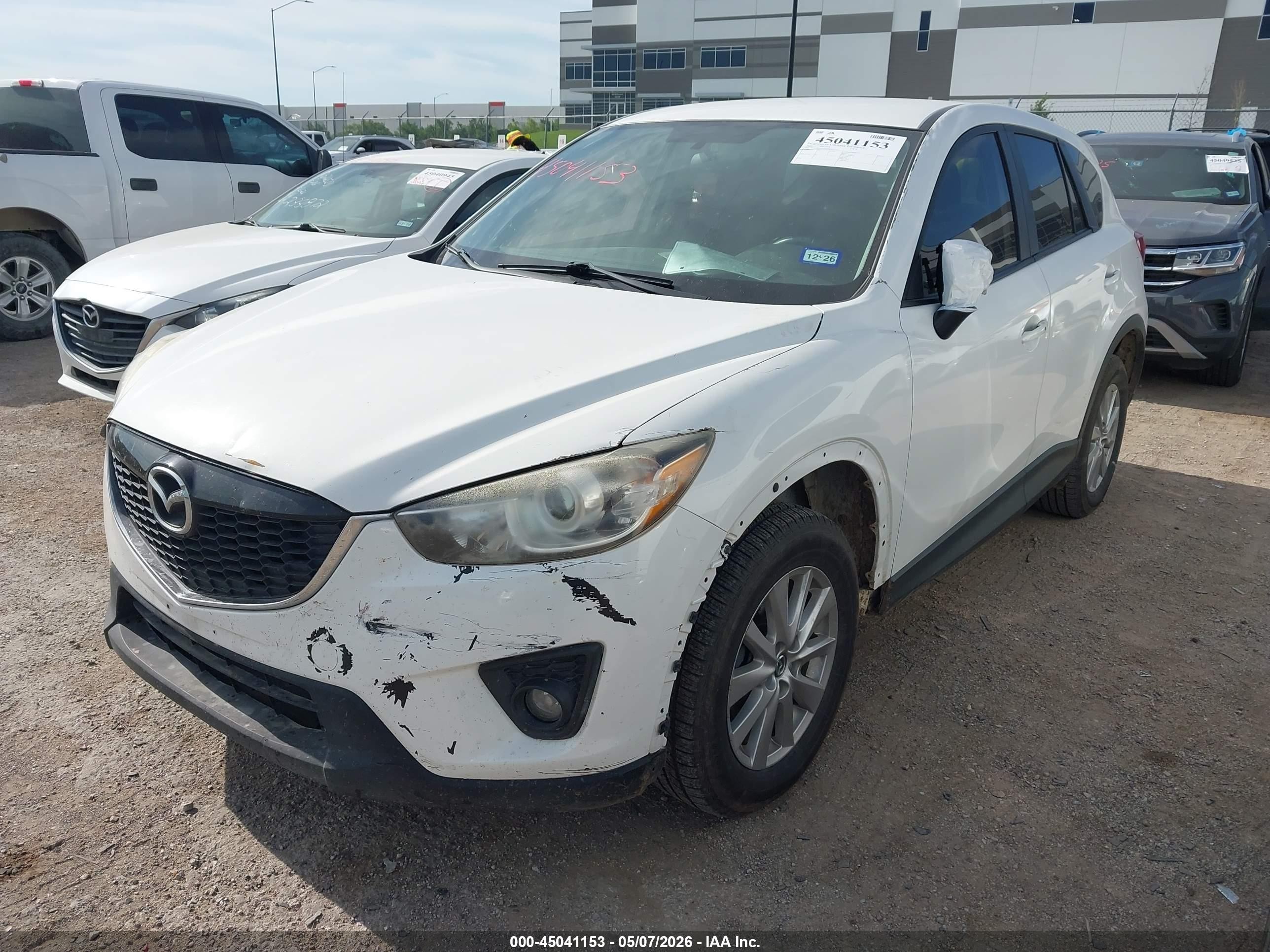 2015 Mazda Cx-5 Touring White vin: JM3KE2CY7F0527993