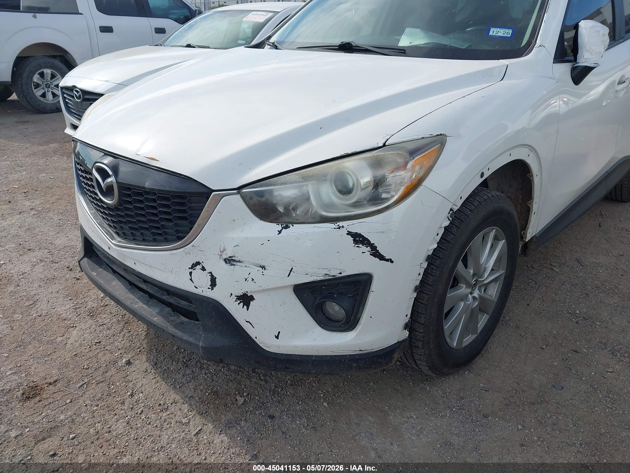 2015 Mazda Cx-5 Touring White vin: JM3KE2CY7F0527993