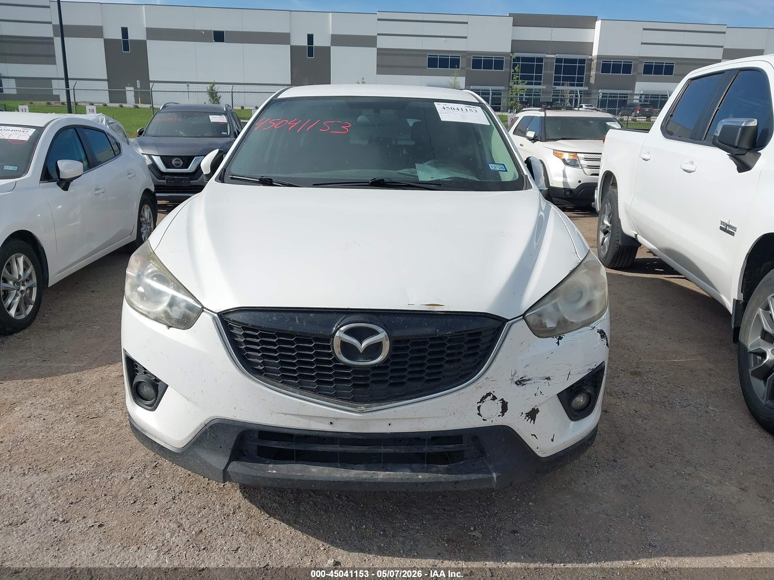 2015 Mazda Cx-5 Touring White vin: JM3KE2CY7F0527993