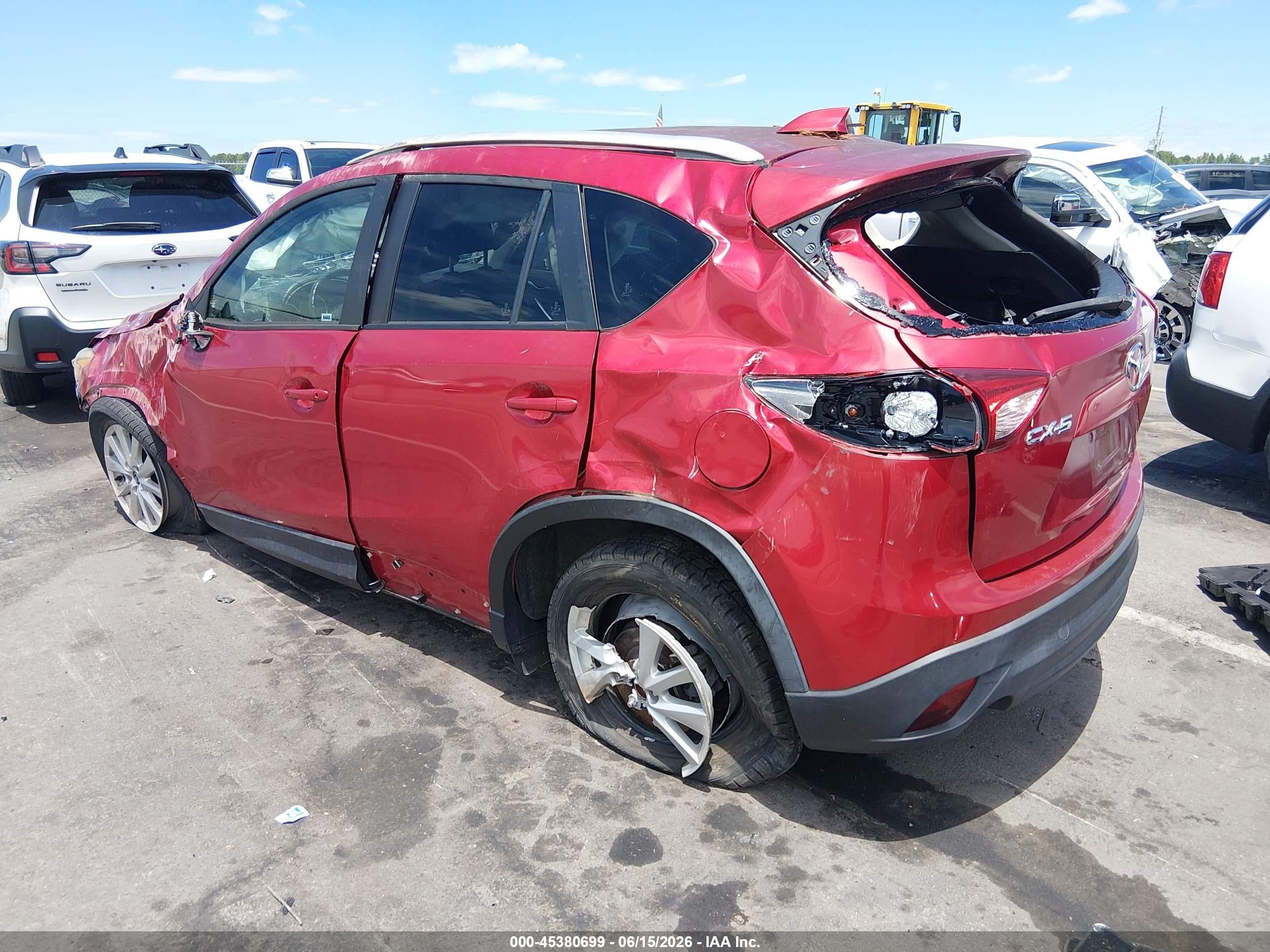 2014 Mazda Cx-5 Touring Red vin: JM3KE2CY8E0362728