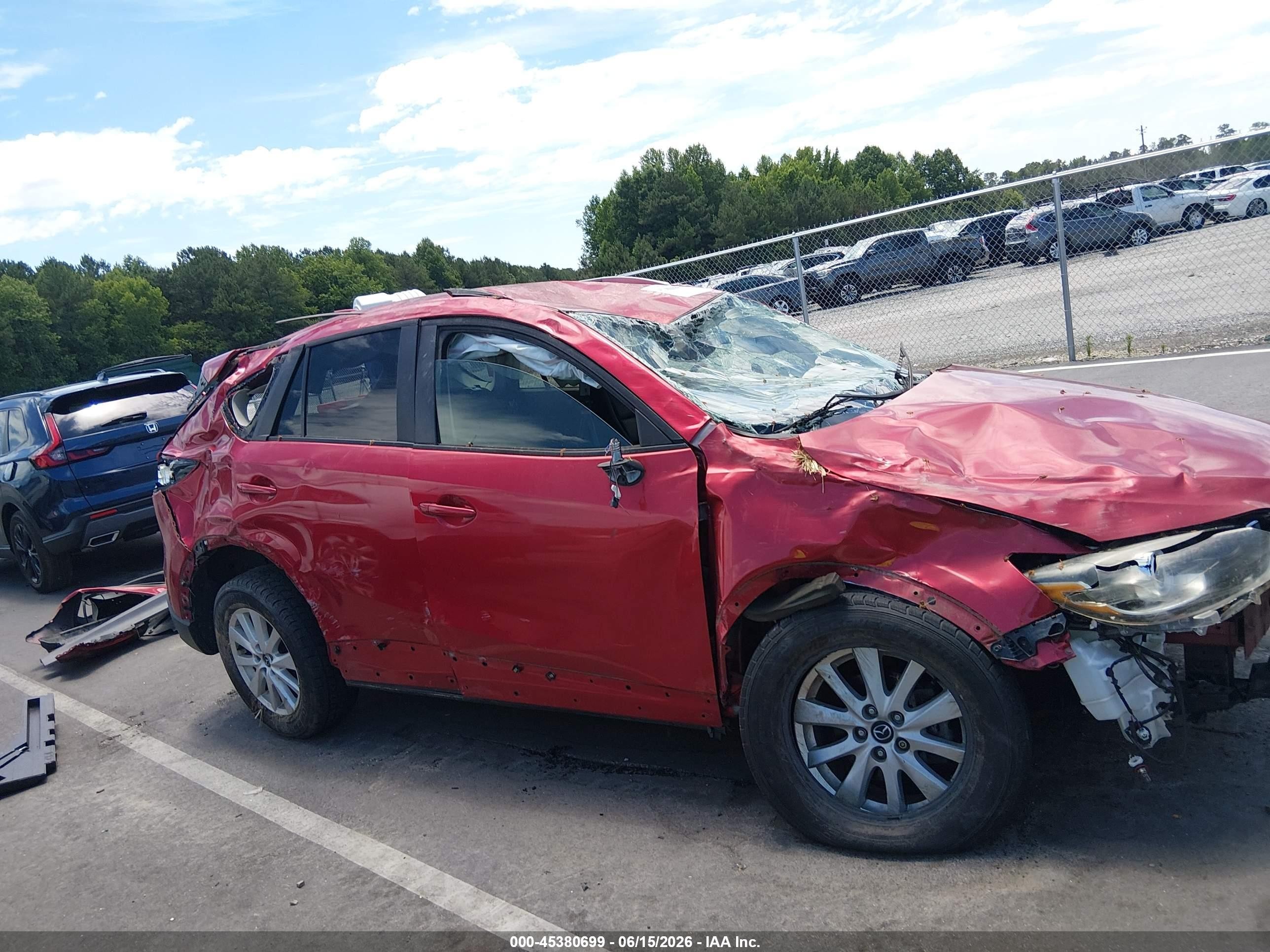 2014 Mazda Cx-5 Touring Red vin: JM3KE2CY8E0362728