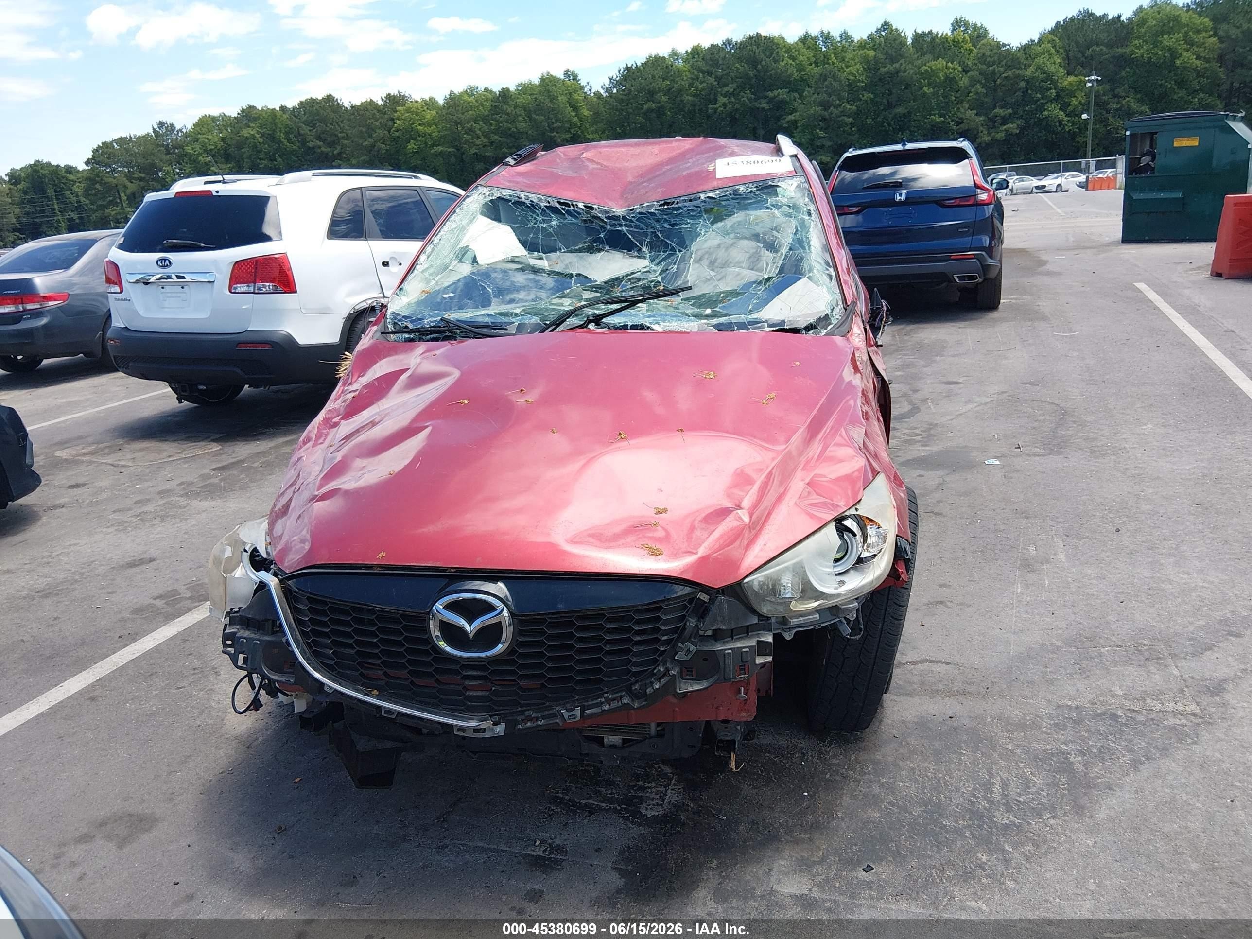 2014 Mazda Cx-5 Touring Red vin: JM3KE2CY8E0362728