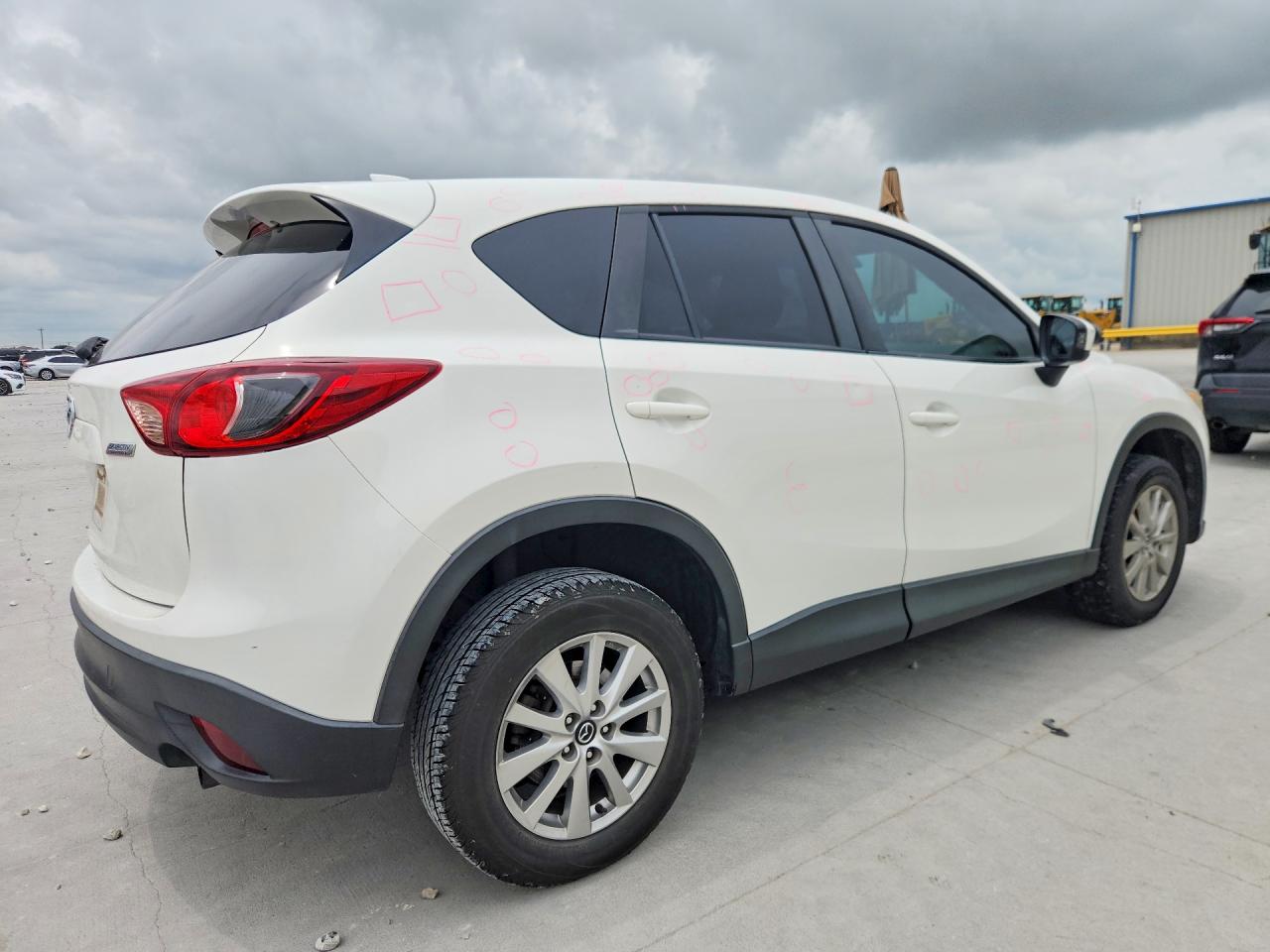 2014 Mazda Cx-5 Touring White vin: JM3KE2CY8E0407781