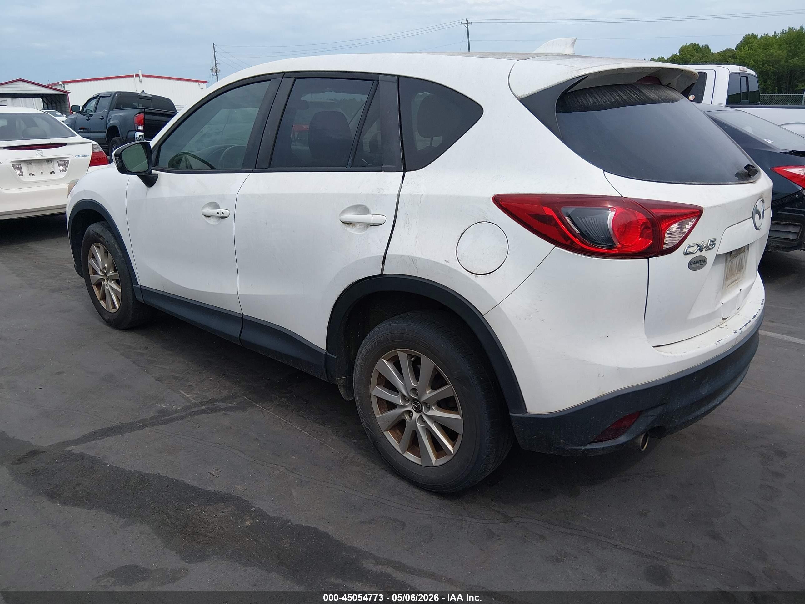 2015 Mazda Cx-5 Touring White vin: JM3KE2CY8F0431581