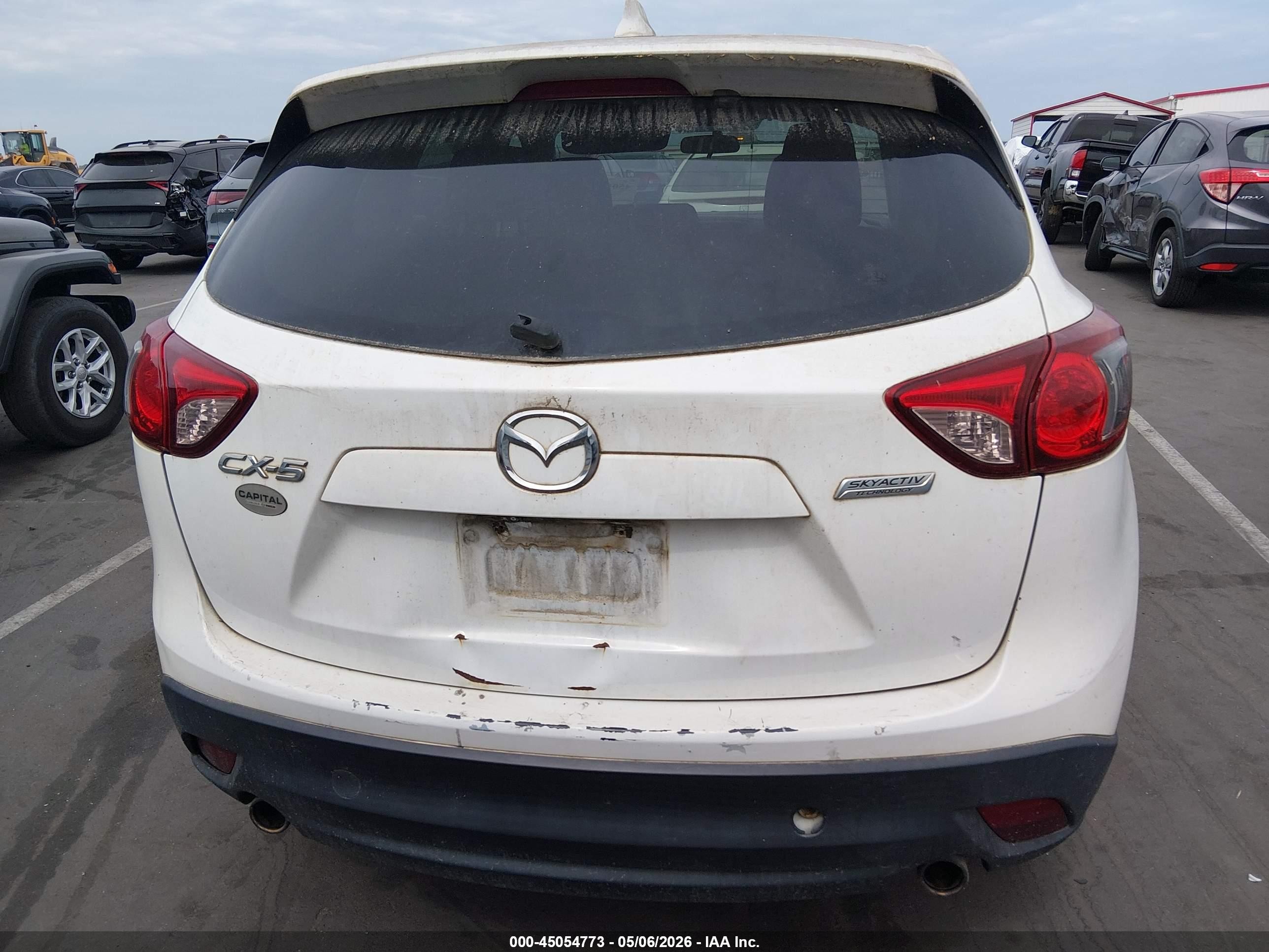 2015 Mazda Cx-5 Touring White vin: JM3KE2CY8F0431581