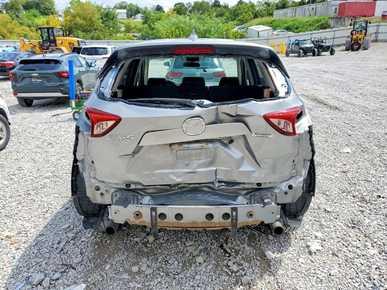2015 Mazda Cx-5 Touring Silver vin: JM3KE2CY8F0553227
