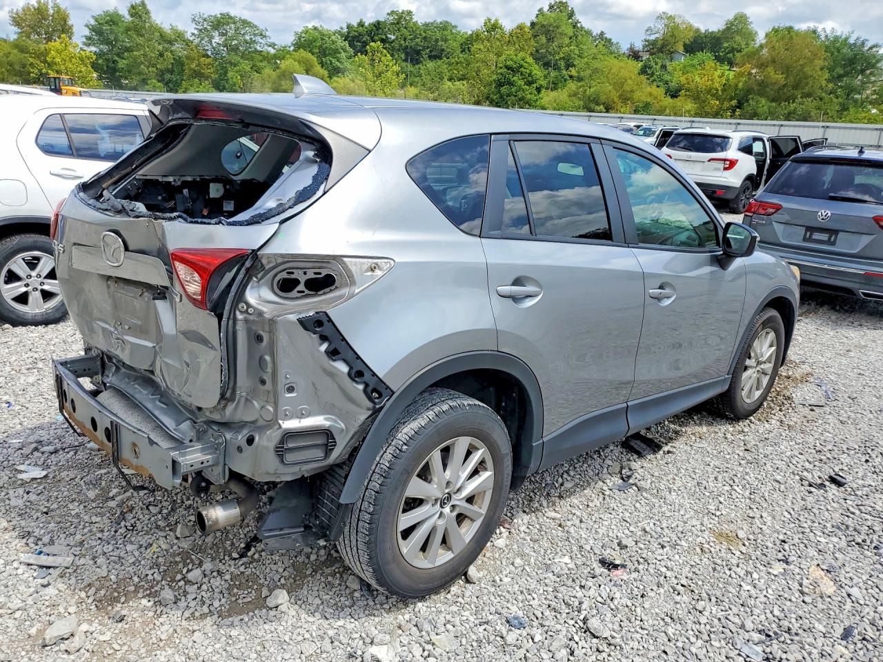 2015 Mazda Cx-5 Touring Silver vin: JM3KE2CY8F0553227