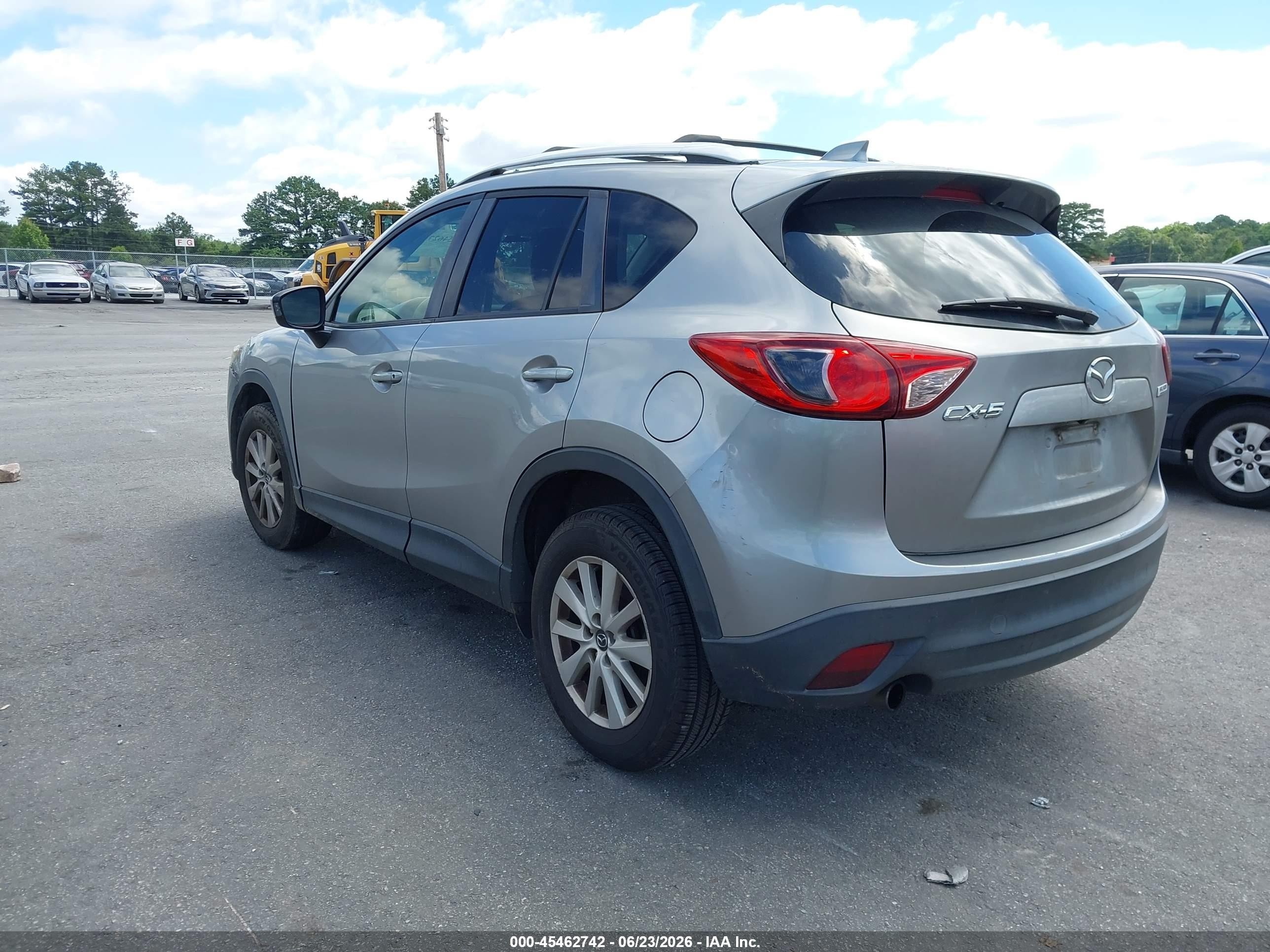 2014 Mazda Cx-5 Touring Gray vin: JM3KE2CY9E0302361