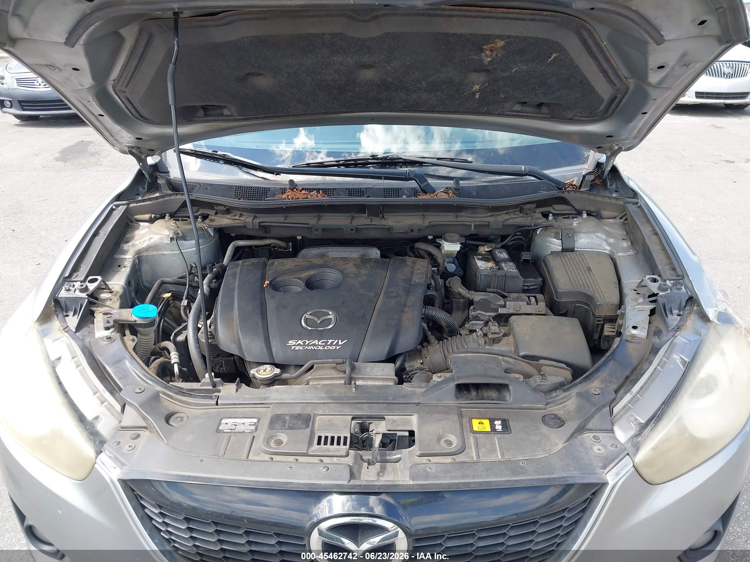 2014 Mazda Cx-5 Touring Gray vin: JM3KE2CY9E0302361