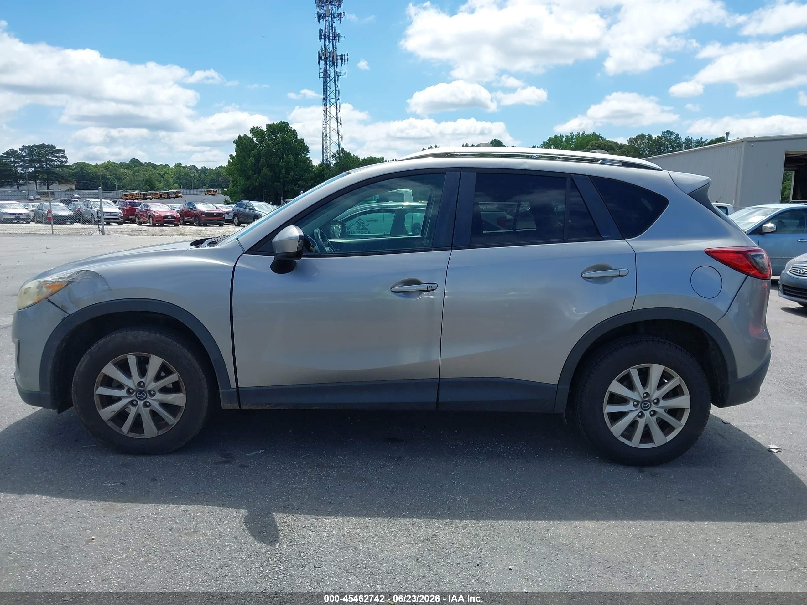 2014 Mazda Cx-5 Touring Gray vin: JM3KE2CY9E0302361