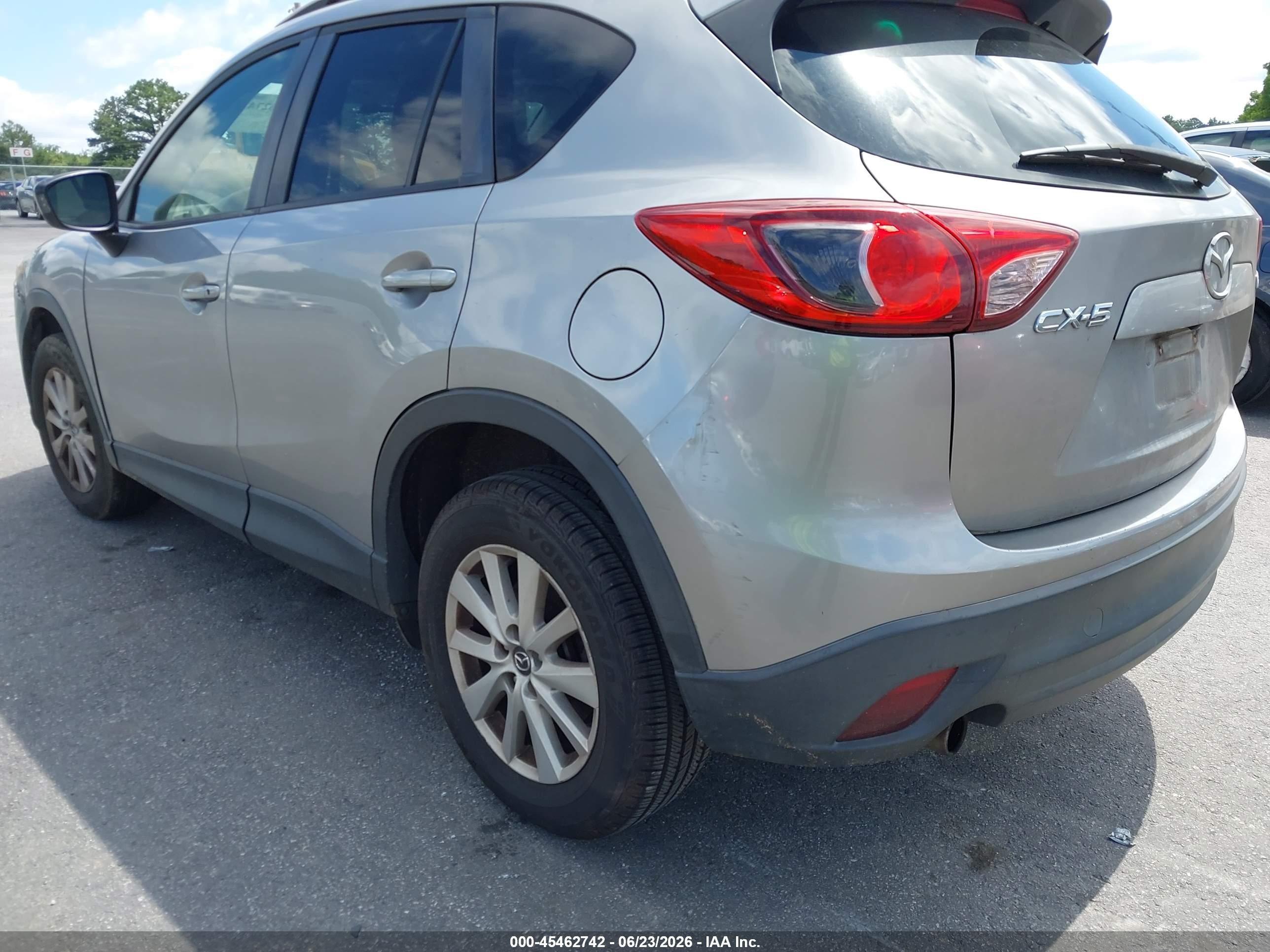 2014 Mazda Cx-5 Touring Gray vin: JM3KE2CY9E0302361