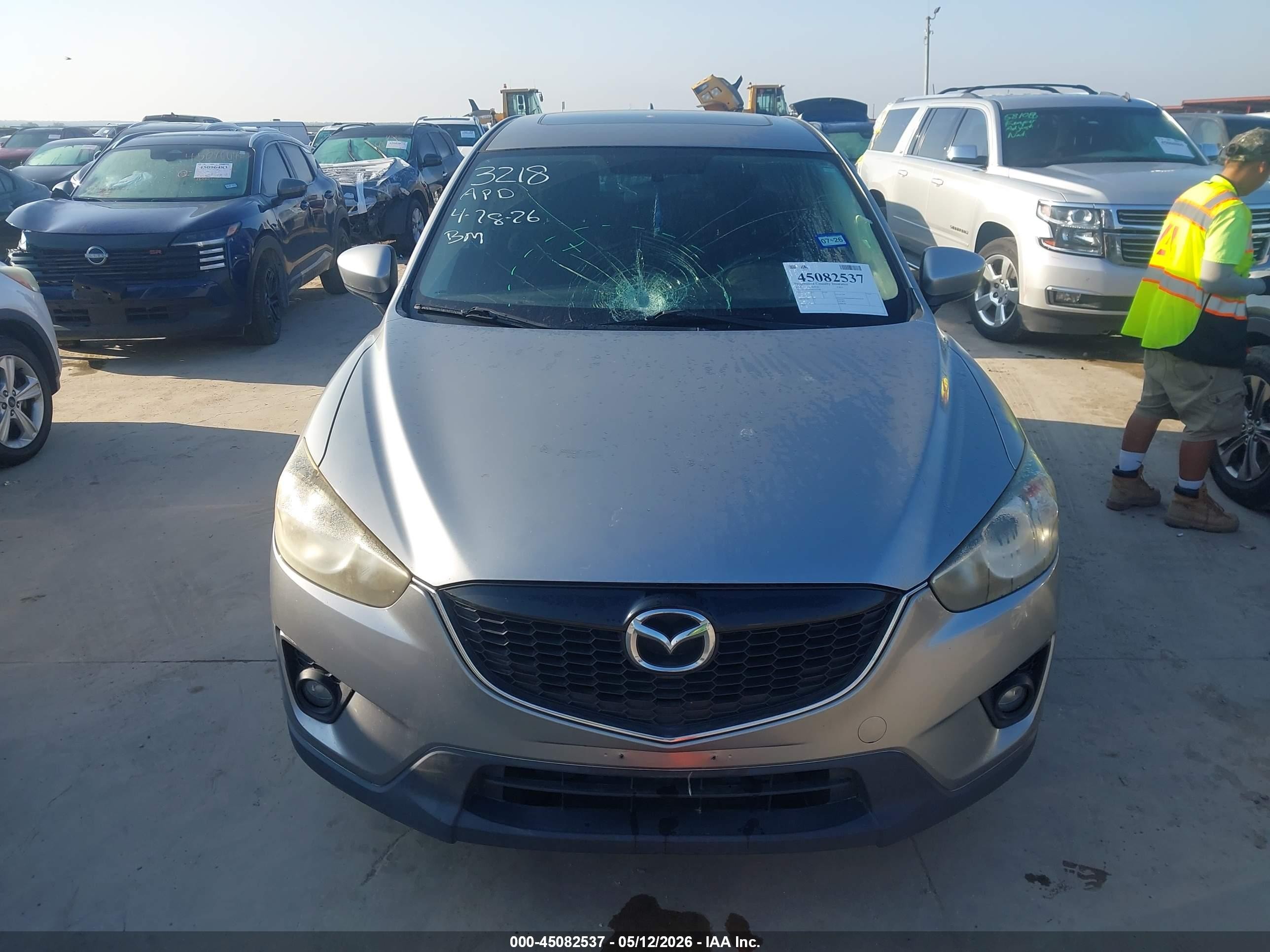 2014 Mazda Cx-5 Touring Silver vin: JM3KE2CY9E0303218