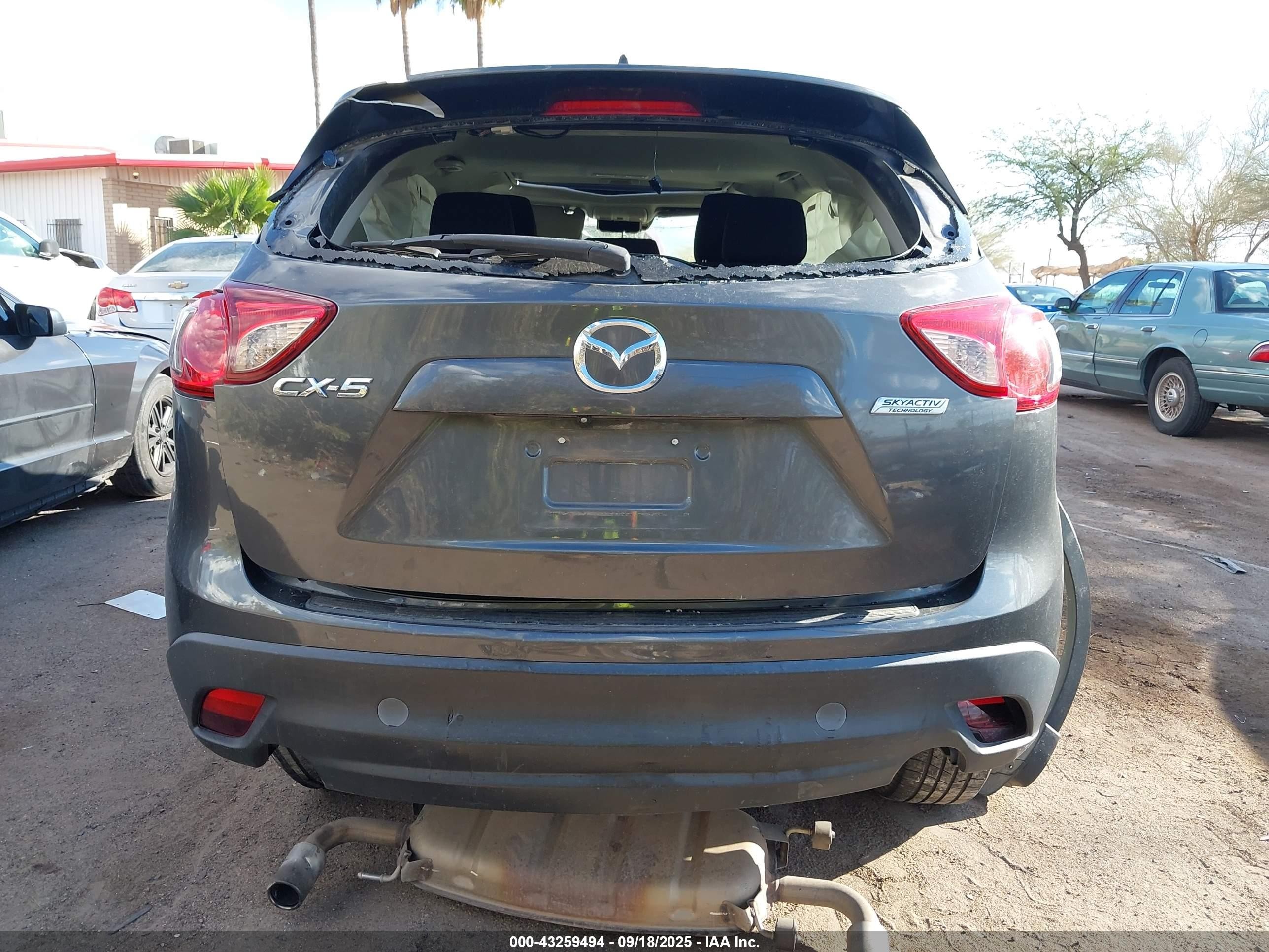 2014 Mazda Cx-5 Touring Gray vin: JM3KE2CY9E0317877
