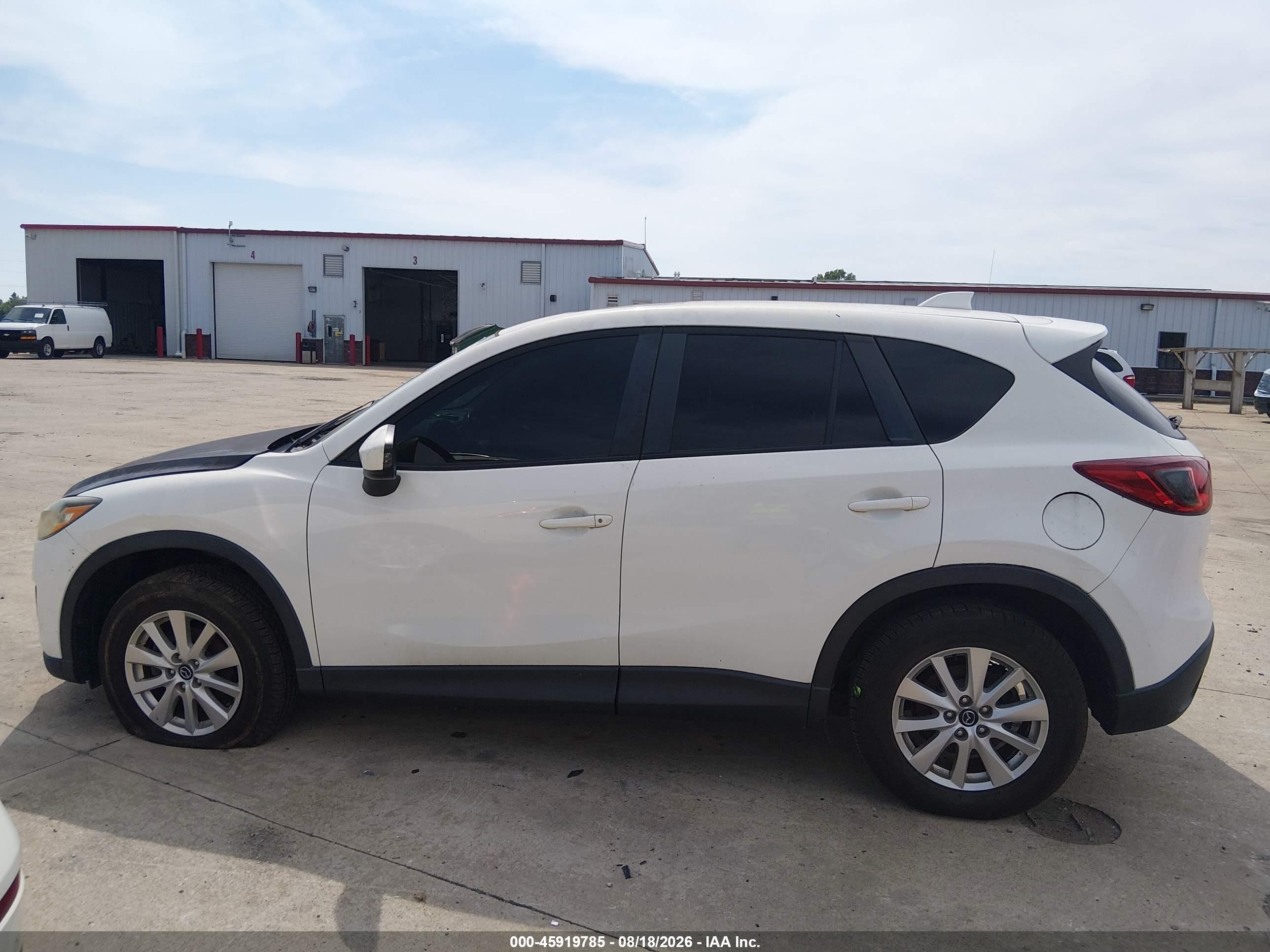 2014 Mazda Cx-5 Touring White vin: JM3KE2CY9E0318592
