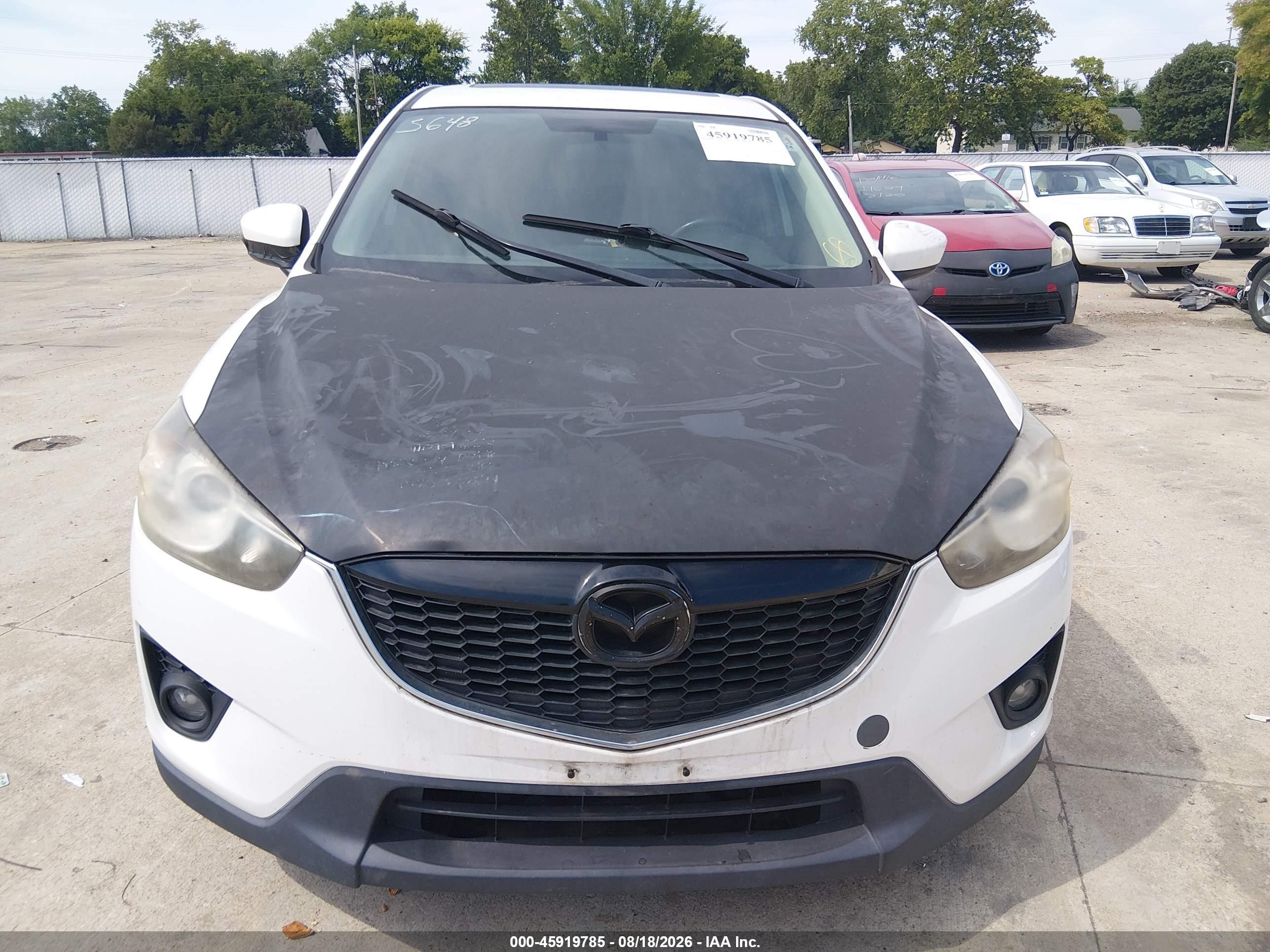 2014 Mazda Cx-5 Touring White vin: JM3KE2CY9E0318592