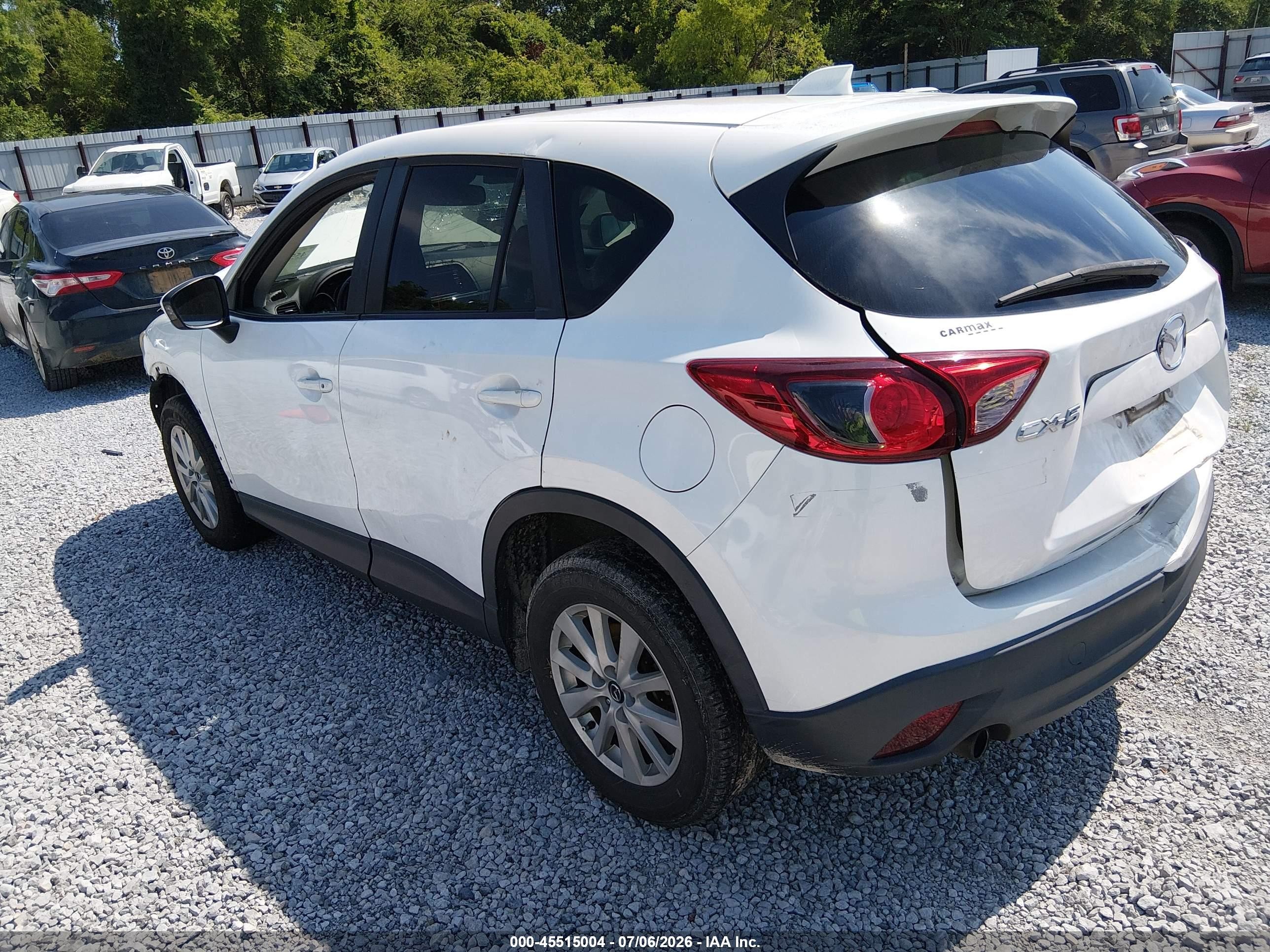 2014 Mazda Cx-5 Touring White vin: JM3KE2CY9E0325817