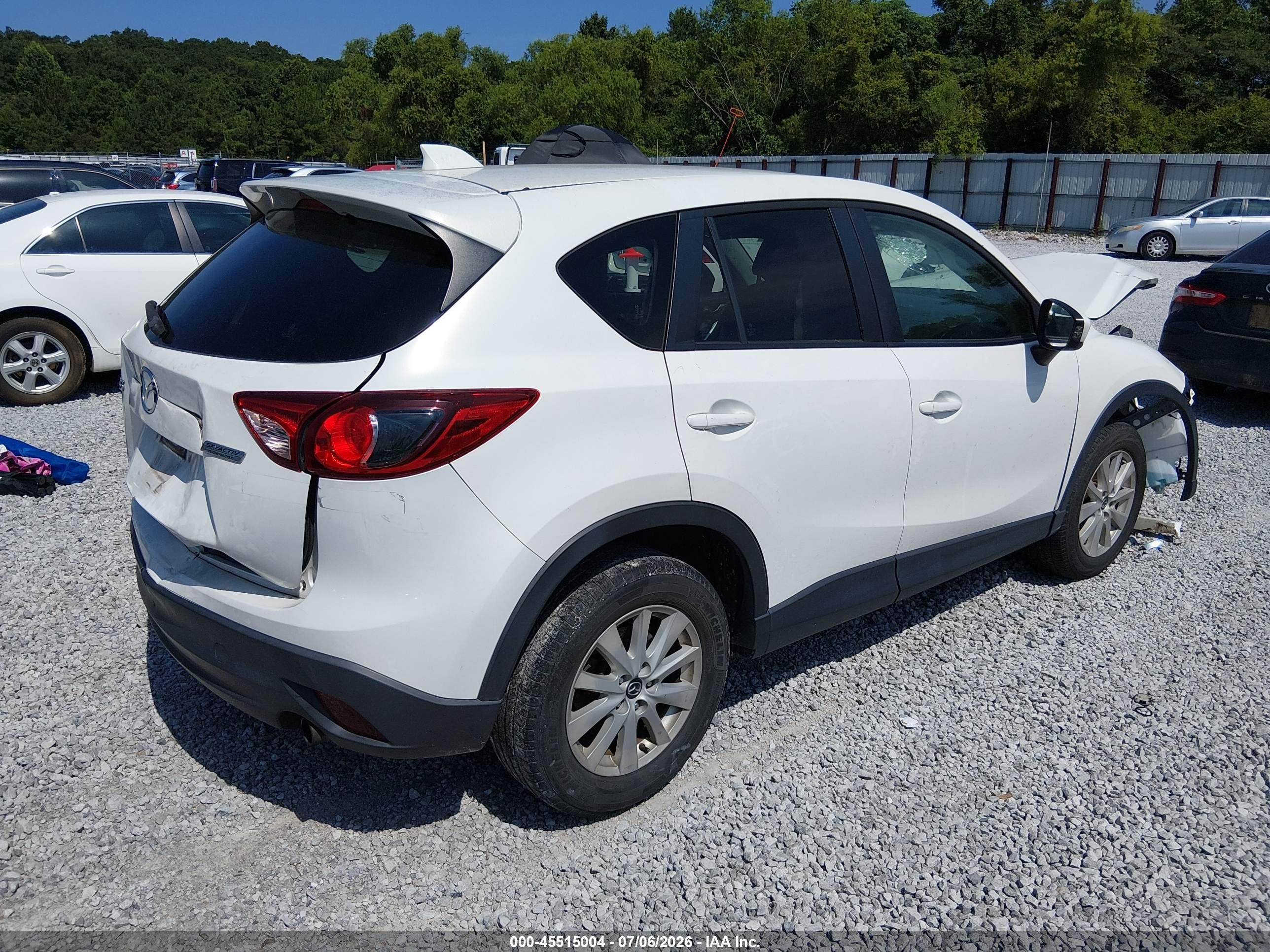 2014 Mazda Cx-5 Touring White vin: JM3KE2CY9E0325817