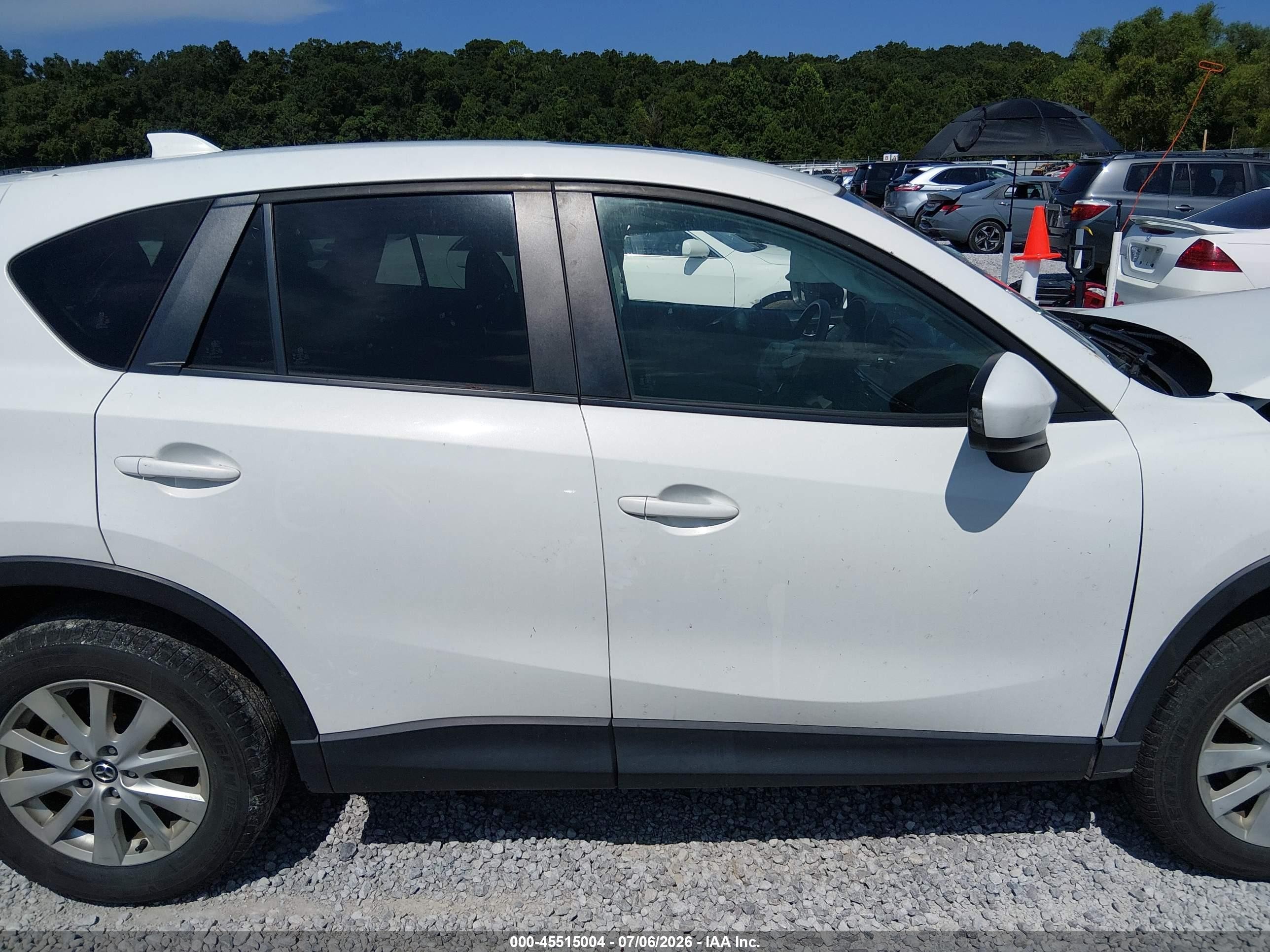 2014 Mazda Cx-5 Touring White vin: JM3KE2CY9E0325817