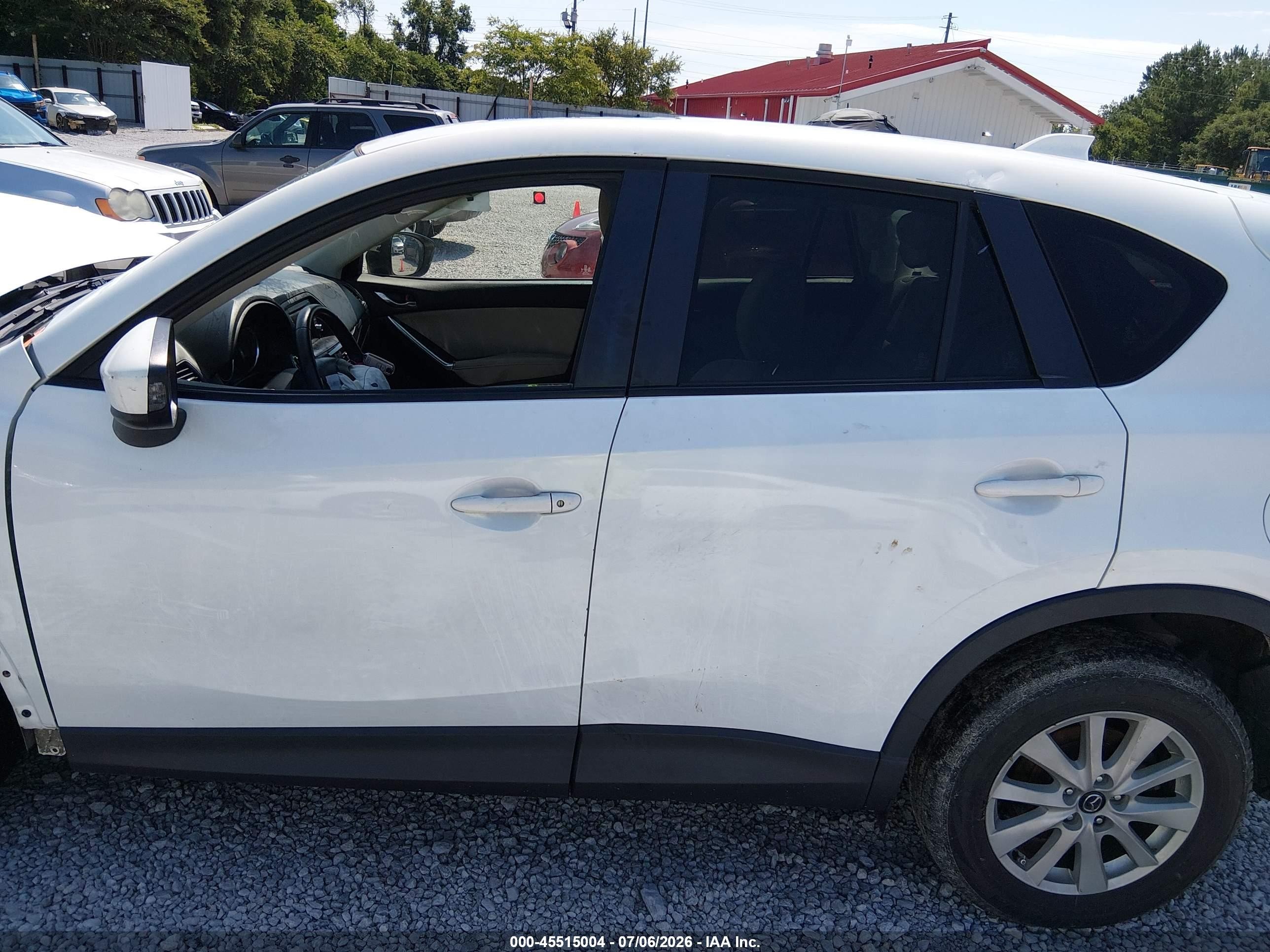 2014 Mazda Cx-5 Touring White vin: JM3KE2CY9E0325817