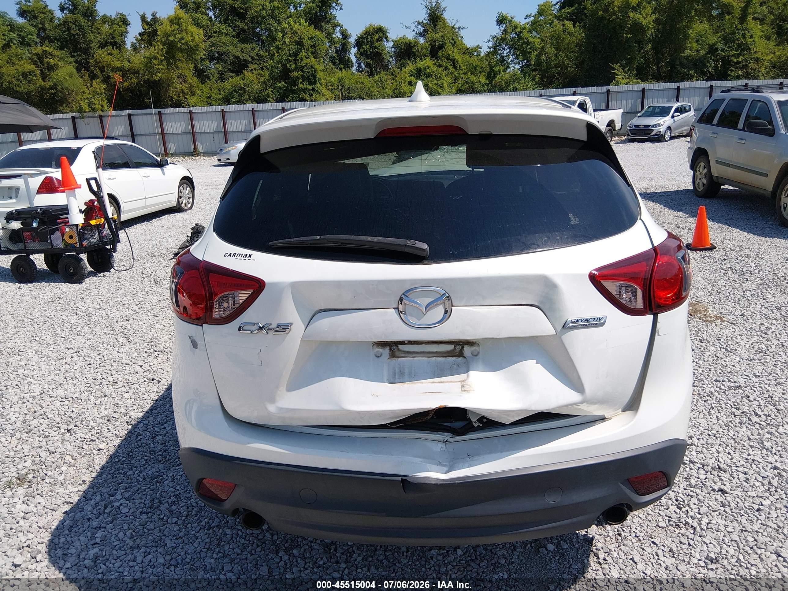 2014 Mazda Cx-5 Touring White vin: JM3KE2CY9E0325817