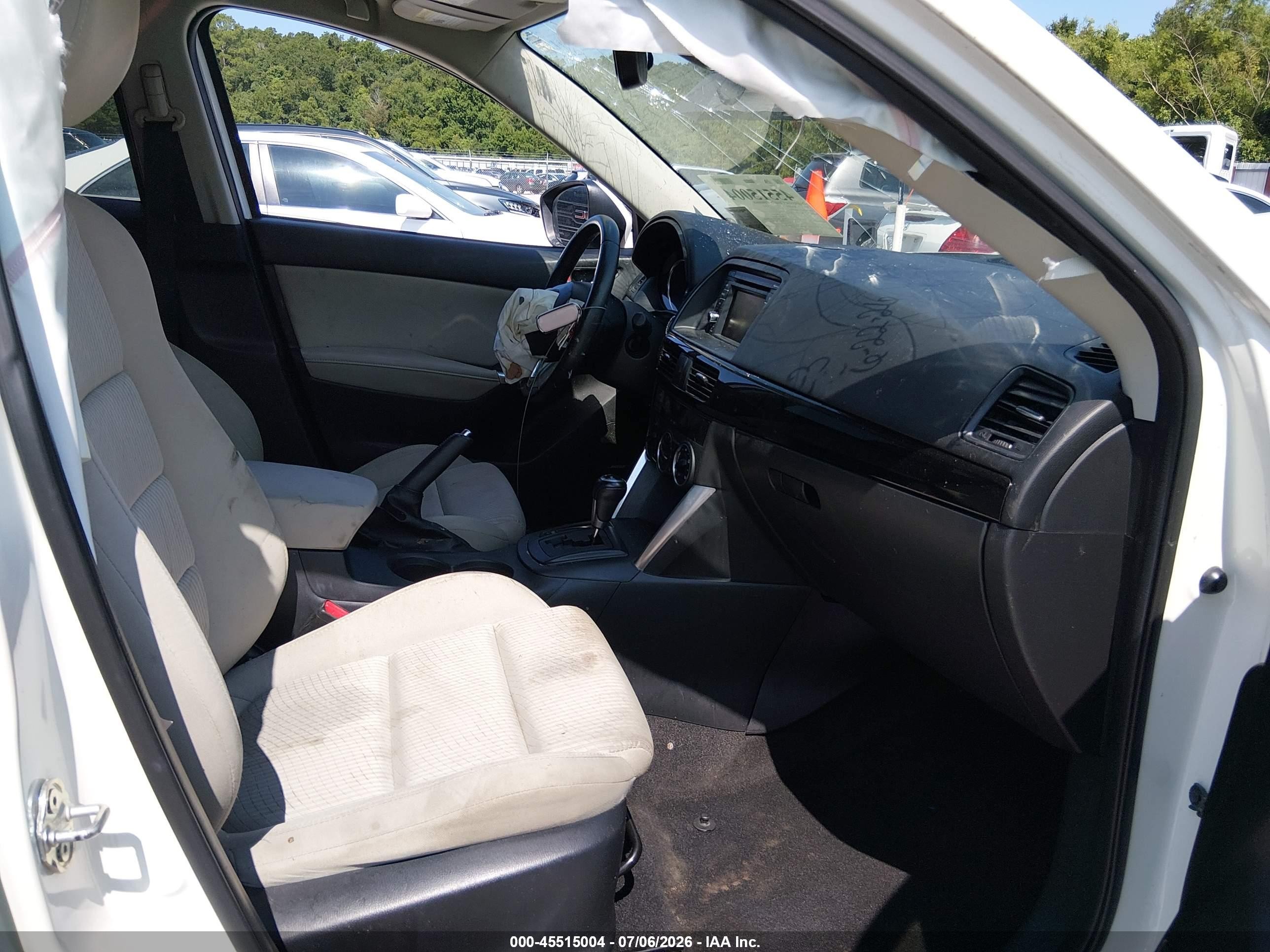 2014 Mazda Cx-5 Touring White vin: JM3KE2CY9E0325817