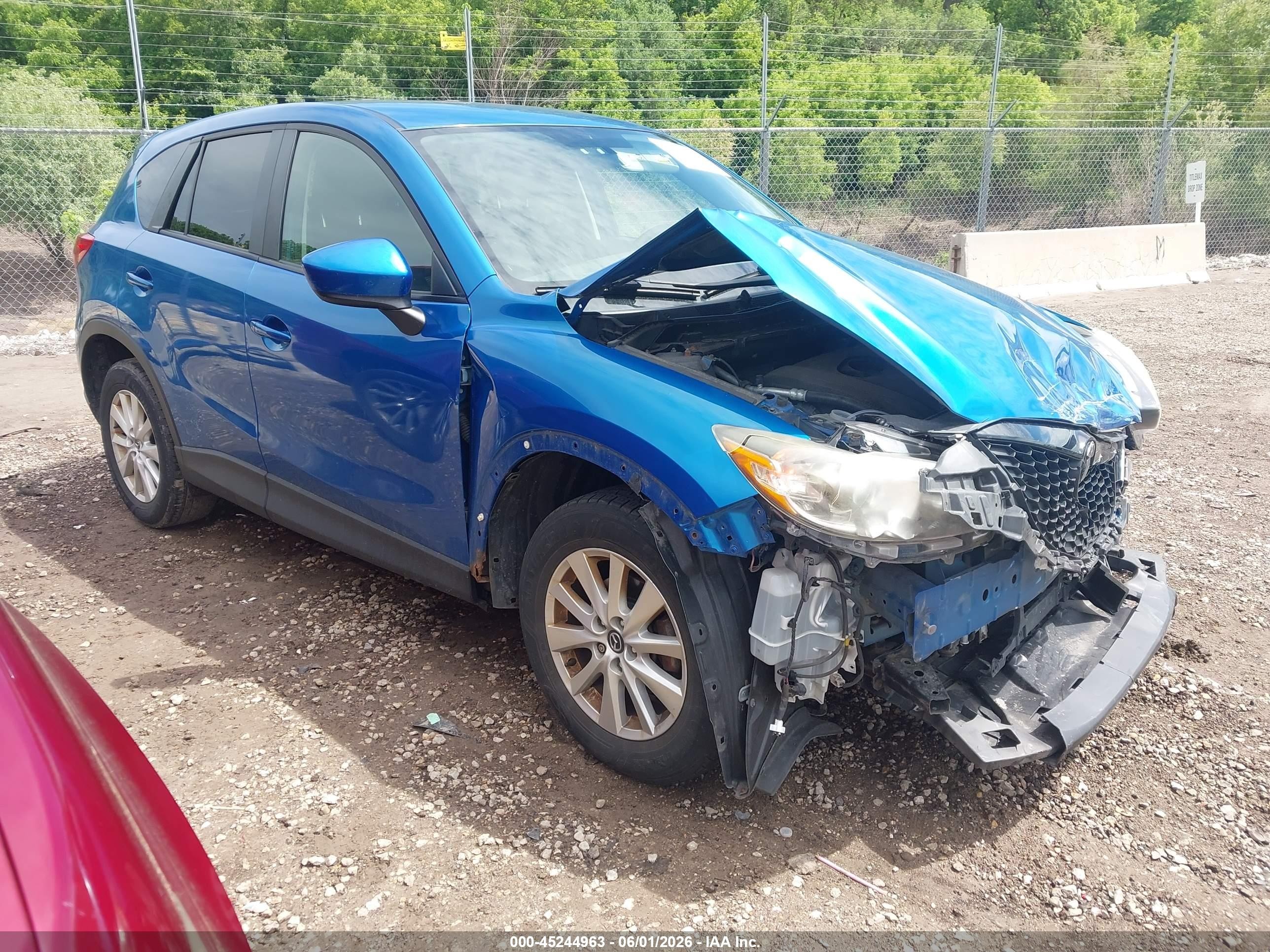 2014 Mazda Cx-5 Touring Blue vin: JM3KE2CY9E0339474