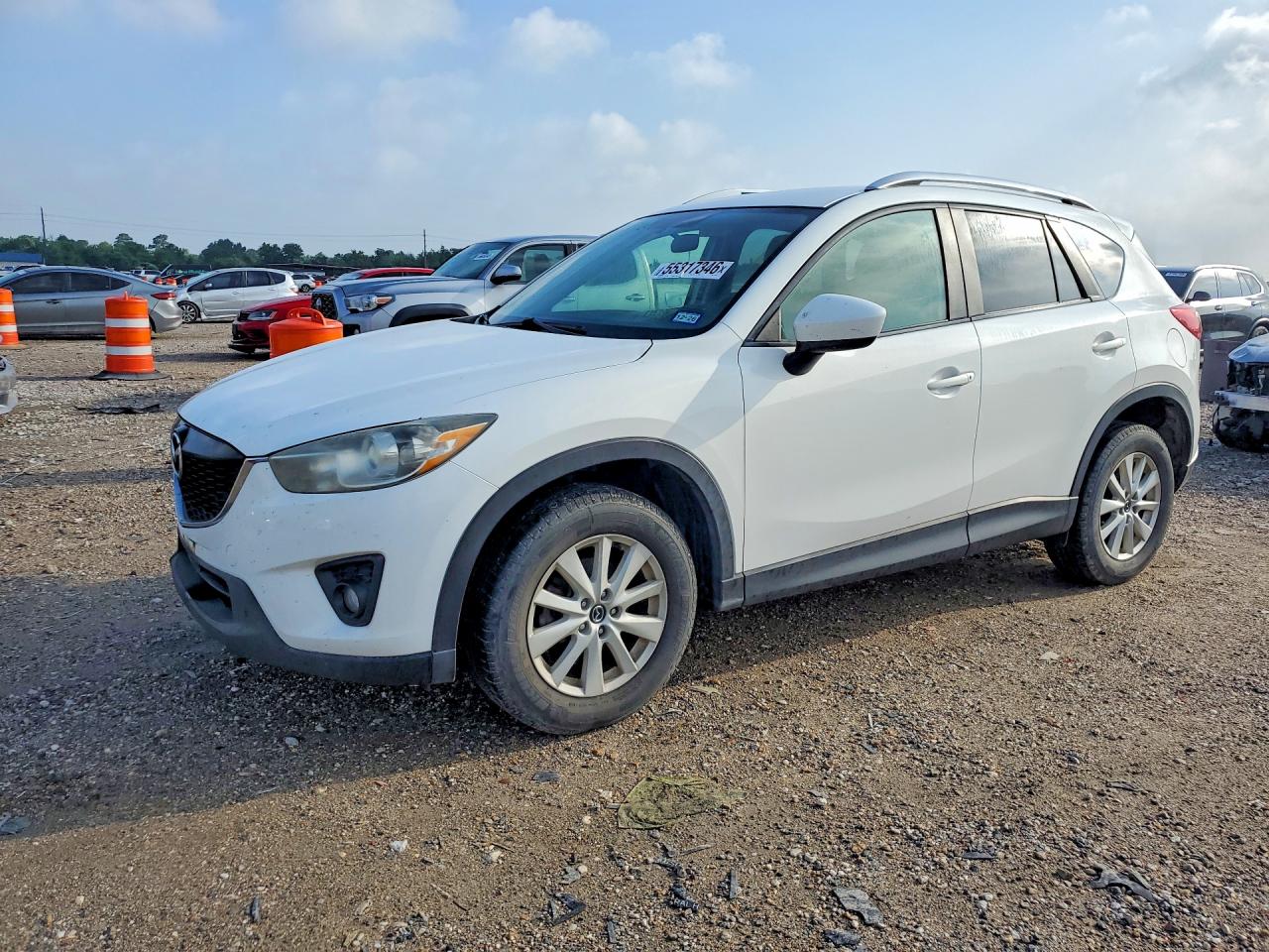2014 Mazda Cx-5 Touring White vin: JM3KE2CY9E0344514