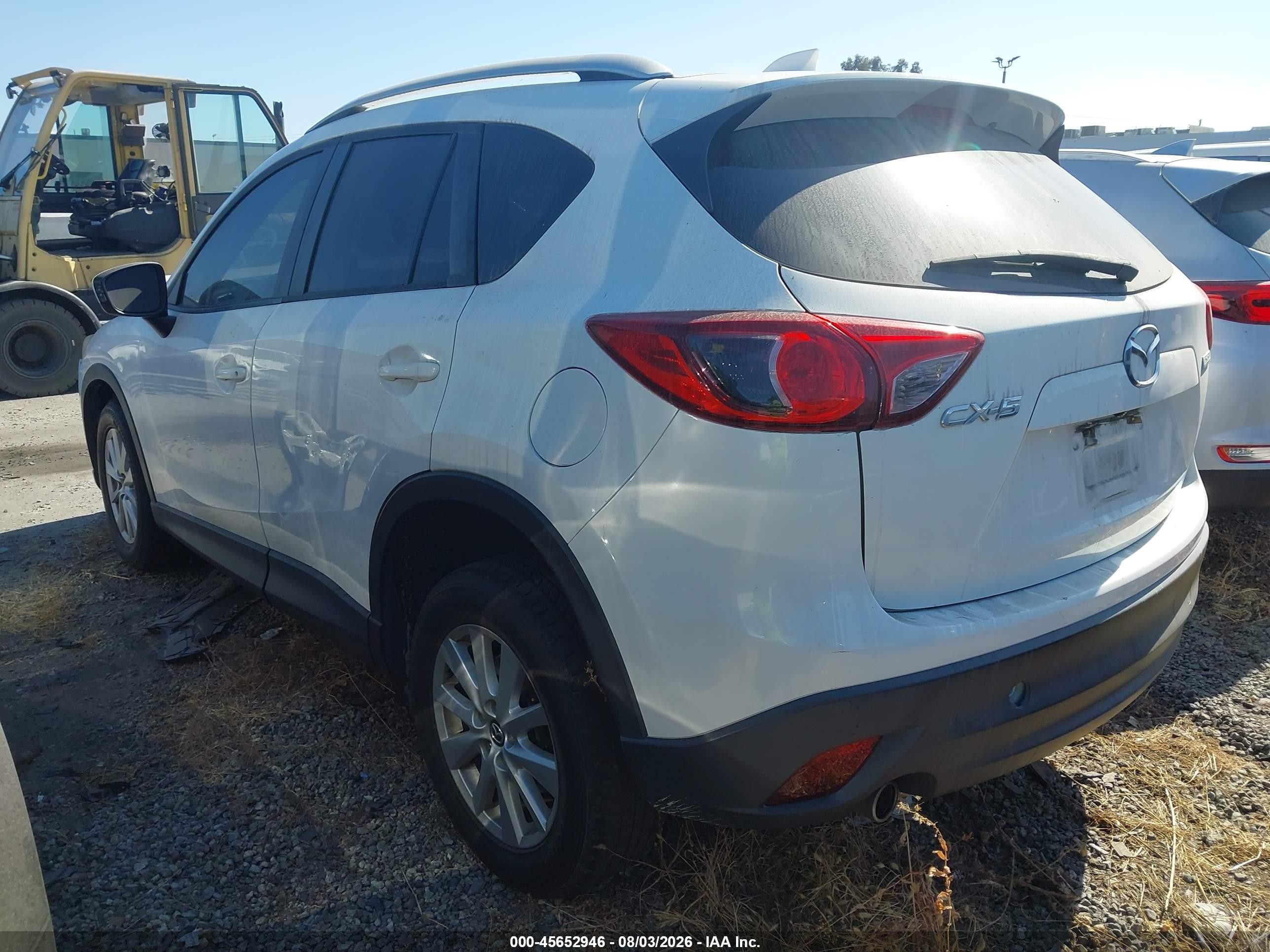 2014 Mazda Cx-5 Touring White vin: JM3KE2CY9E0370238