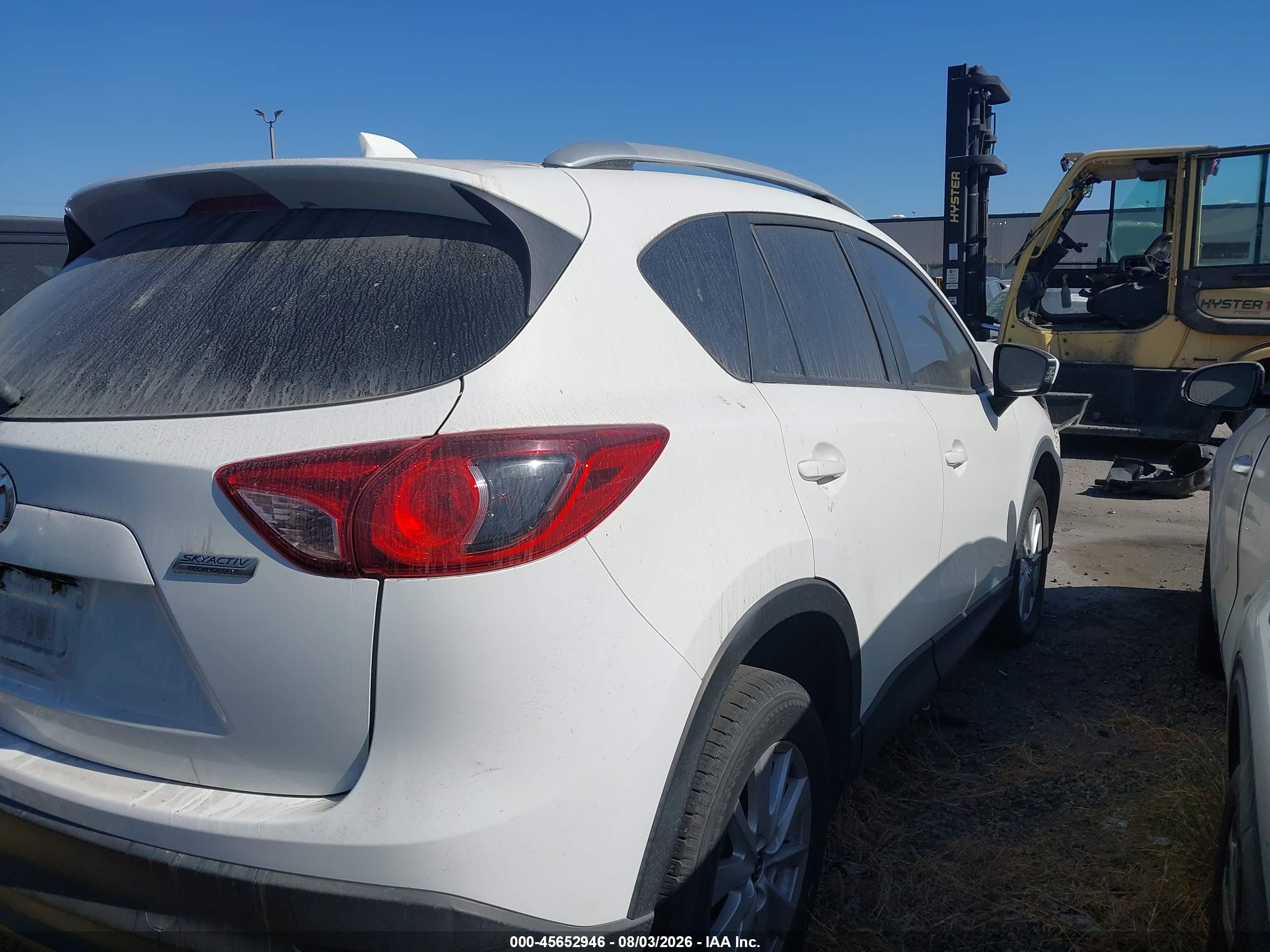 2014 Mazda Cx-5 Touring White vin: JM3KE2CY9E0370238