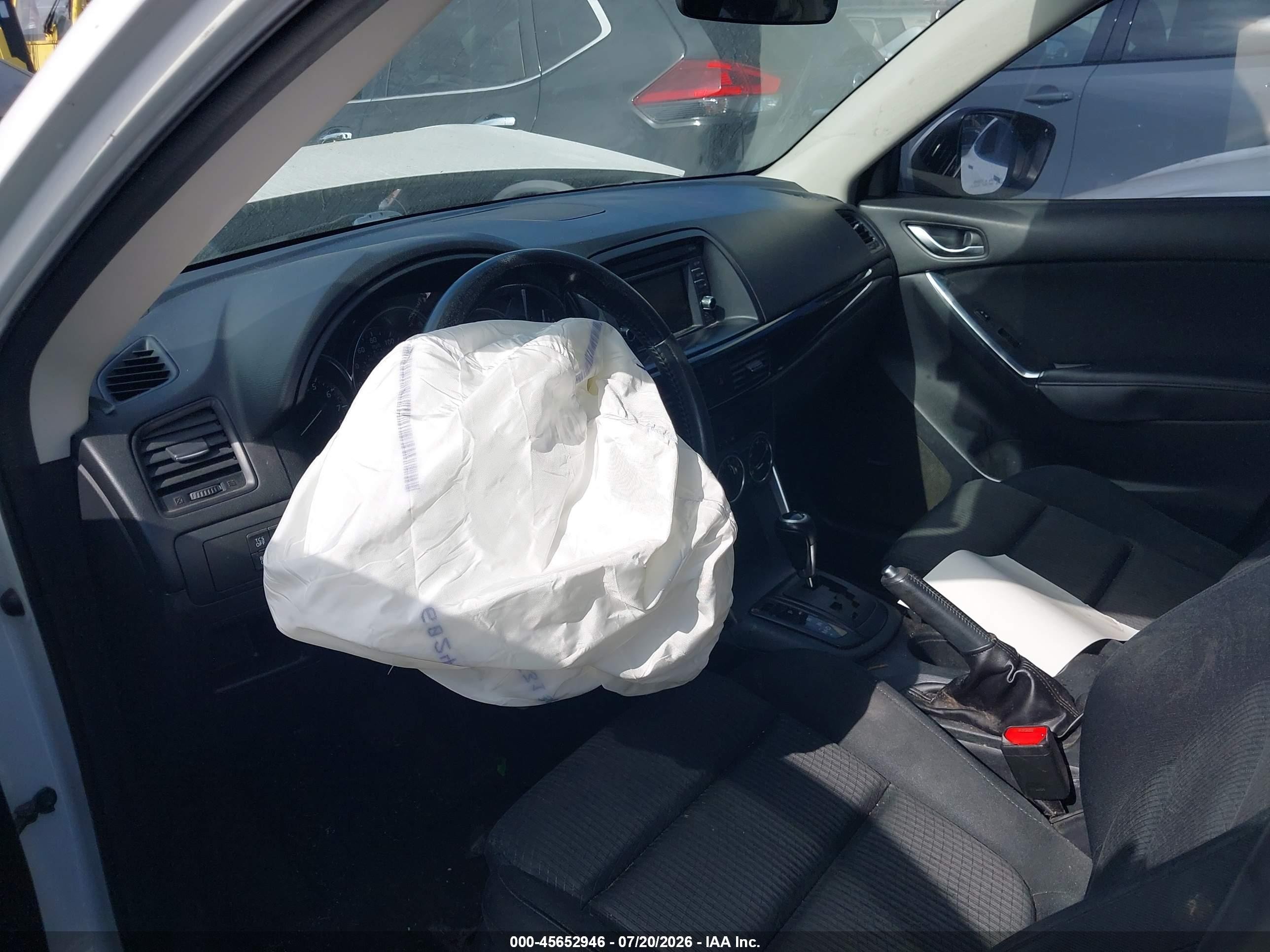 2014 Mazda Cx-5 Touring White vin: JM3KE2CY9E0370238
