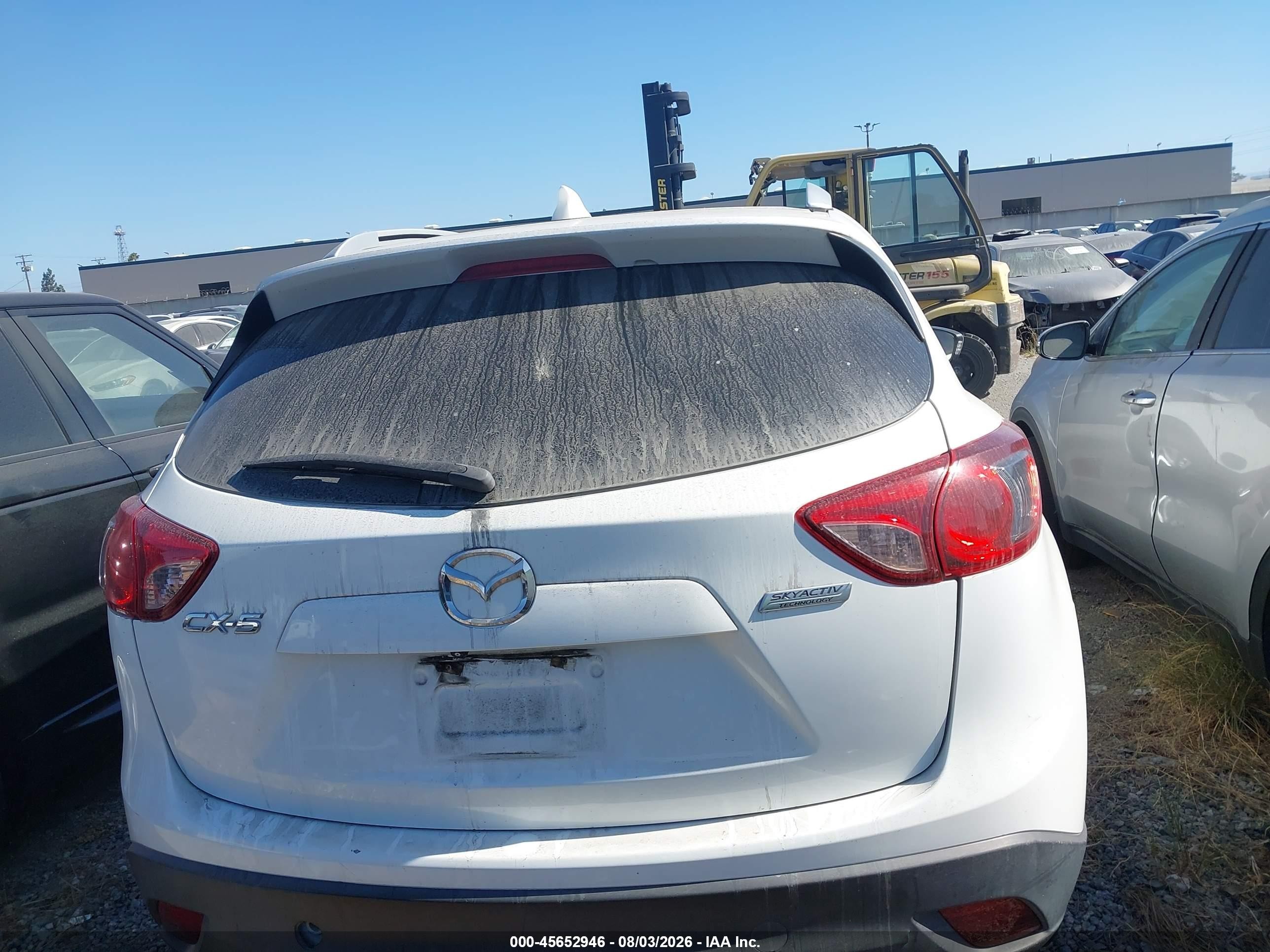2014 Mazda Cx-5 Touring White vin: JM3KE2CY9E0370238