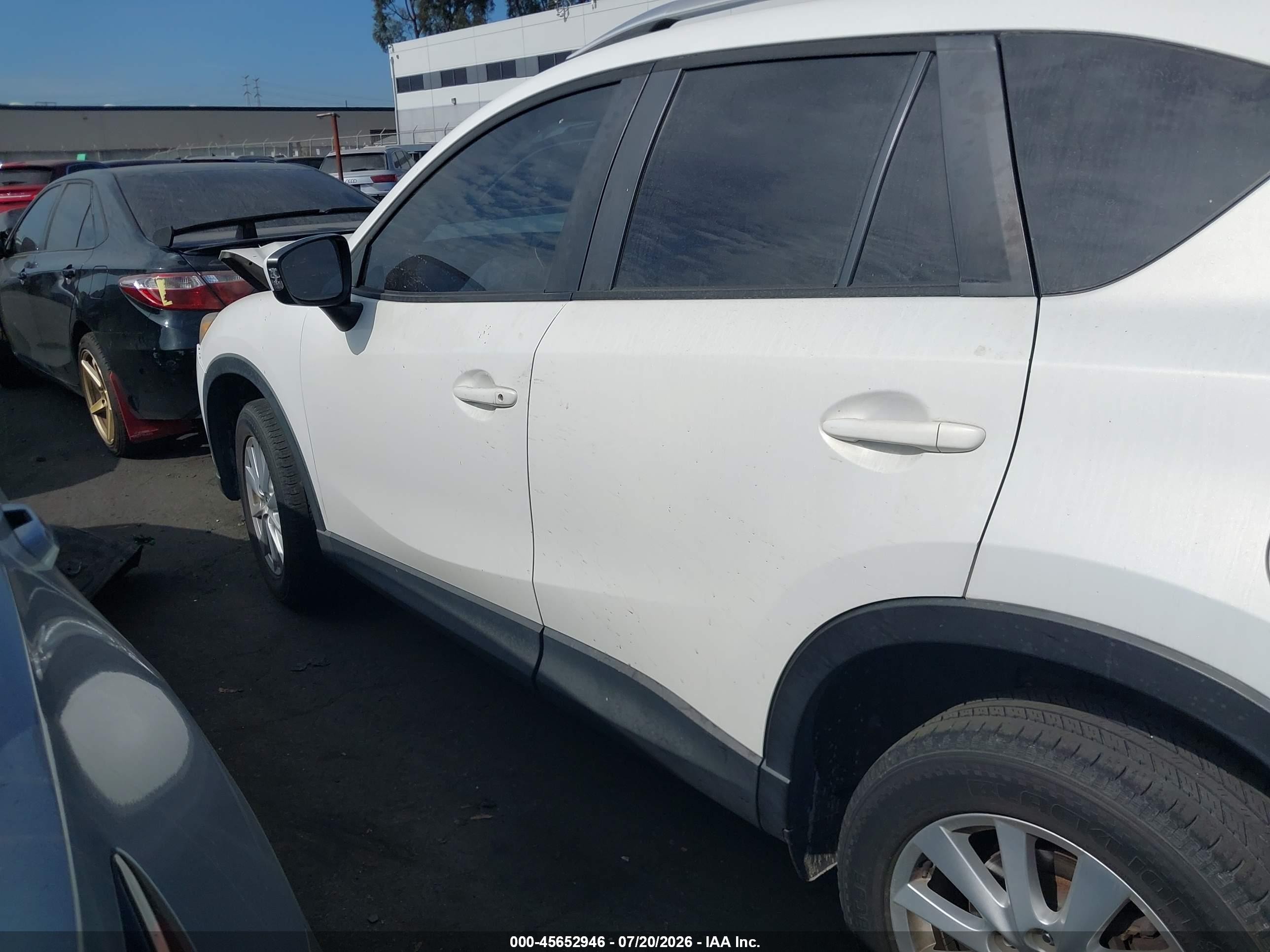 2014 Mazda Cx-5 Touring White vin: JM3KE2CY9E0370238