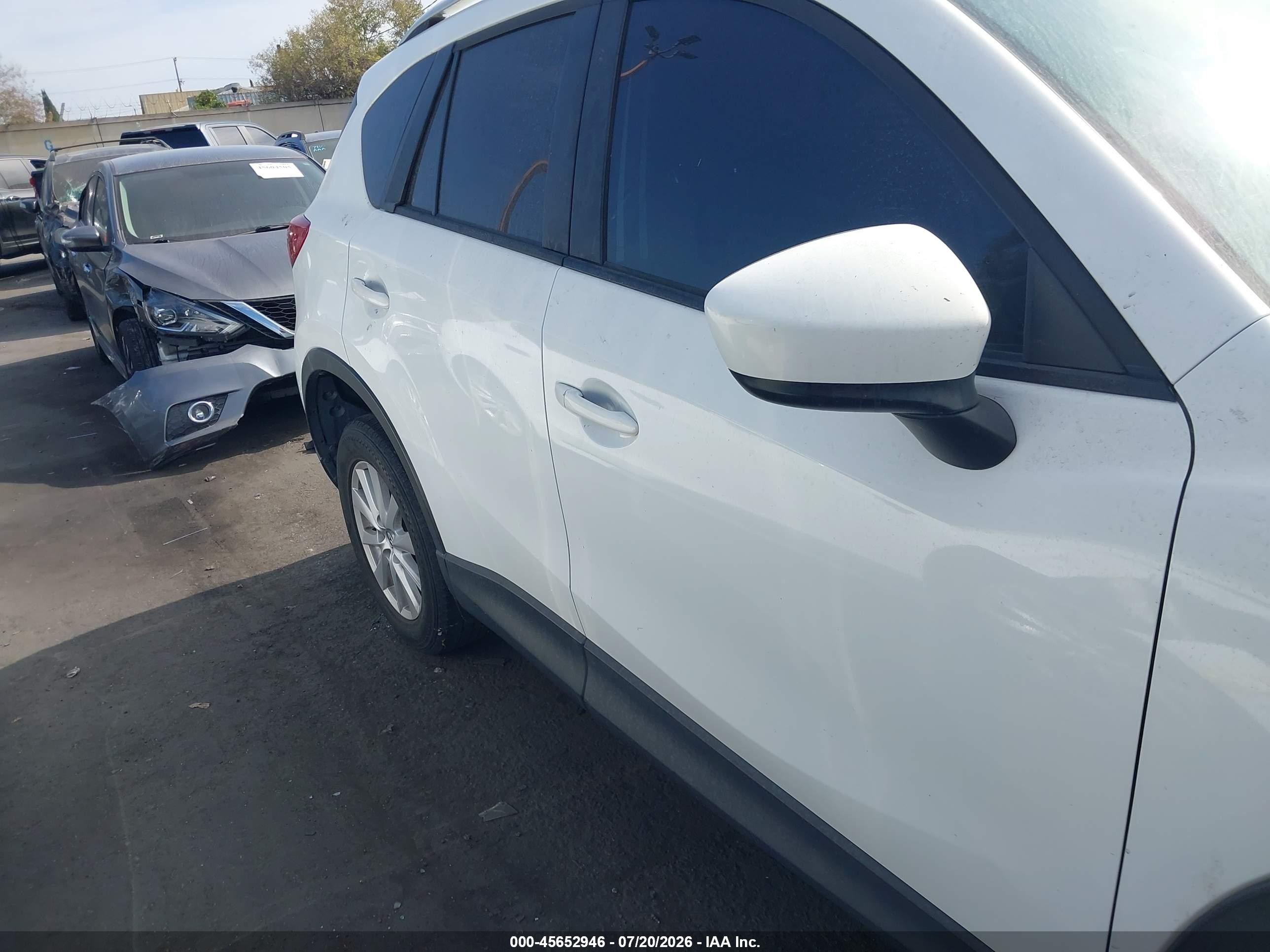 2014 Mazda Cx-5 Touring White vin: JM3KE2CY9E0370238