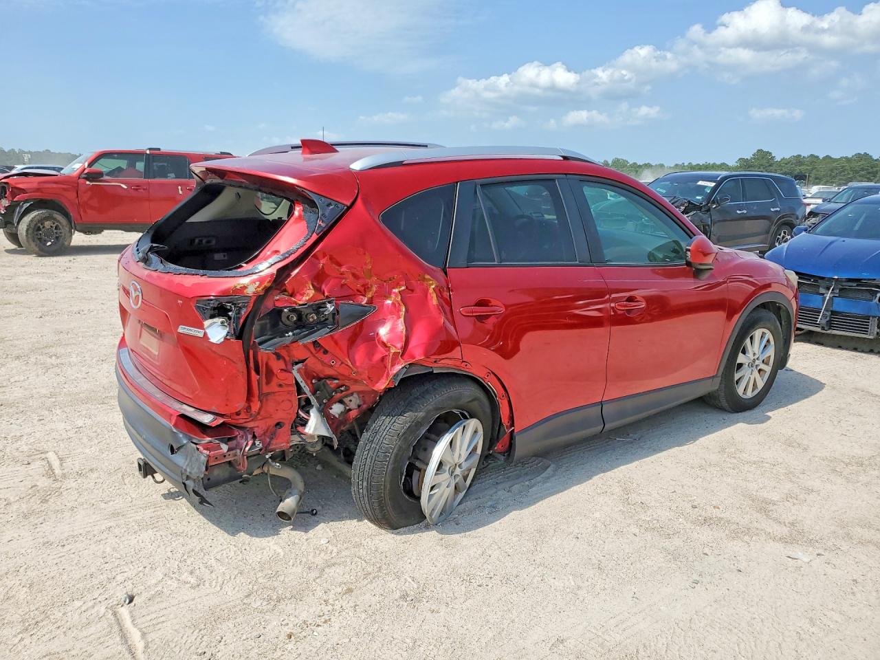 2014 Mazda Cx-5 Touring Красный vin: JM3KE2CY9E0386567