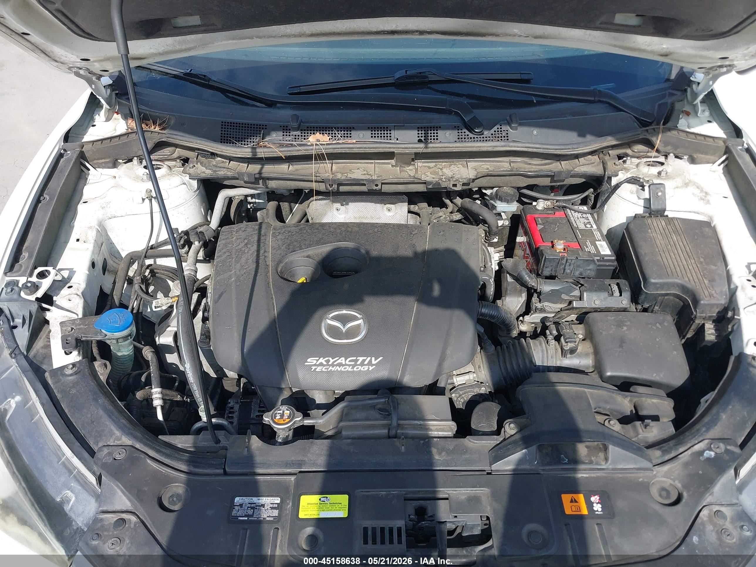 2014 Mazda Cx-5 Touring Белый vin: JM3KE2CY9E0419714