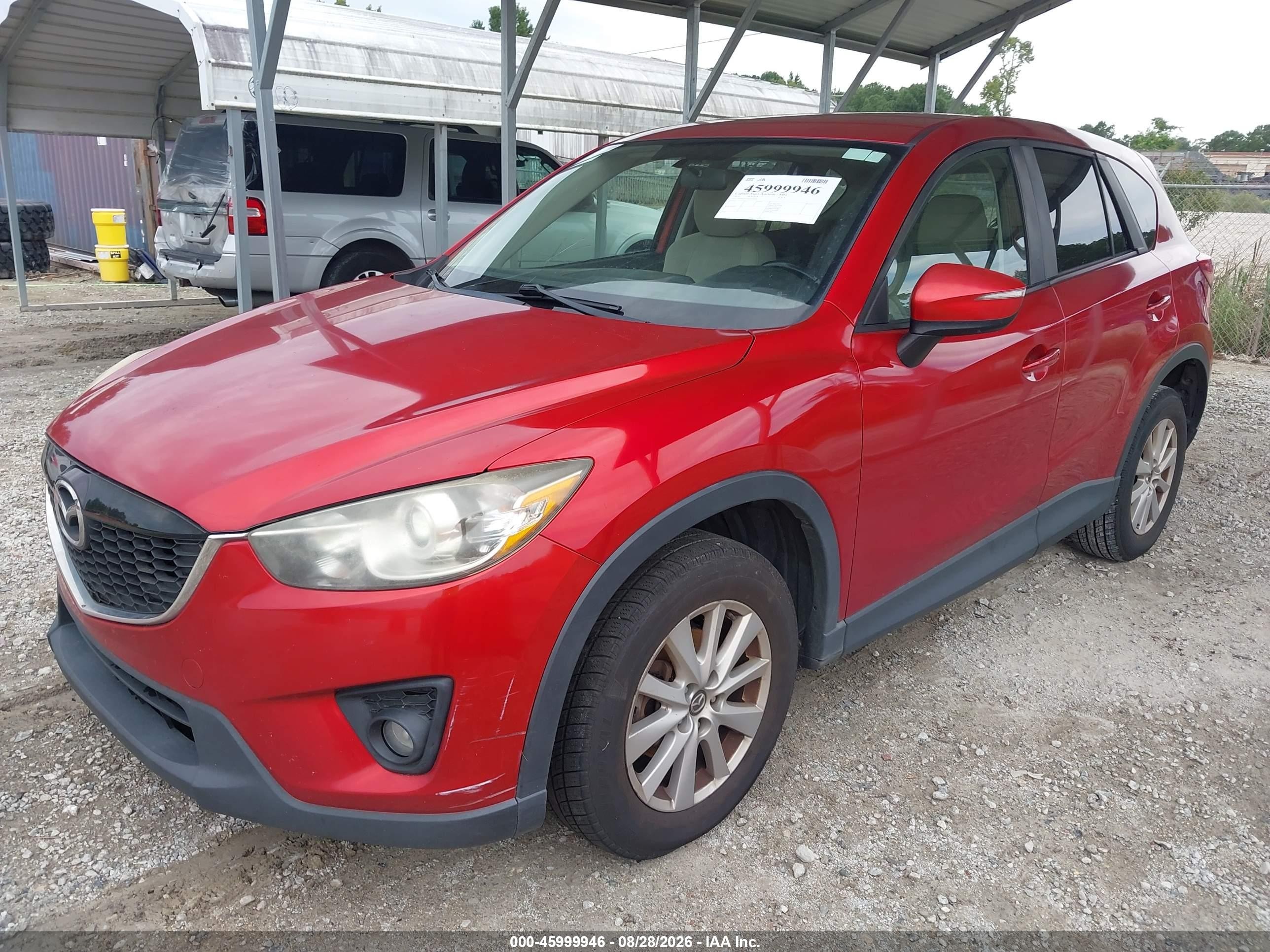 2015 Mazda Cx-5 Touring Red vin: JM3KE2CY9F0470650