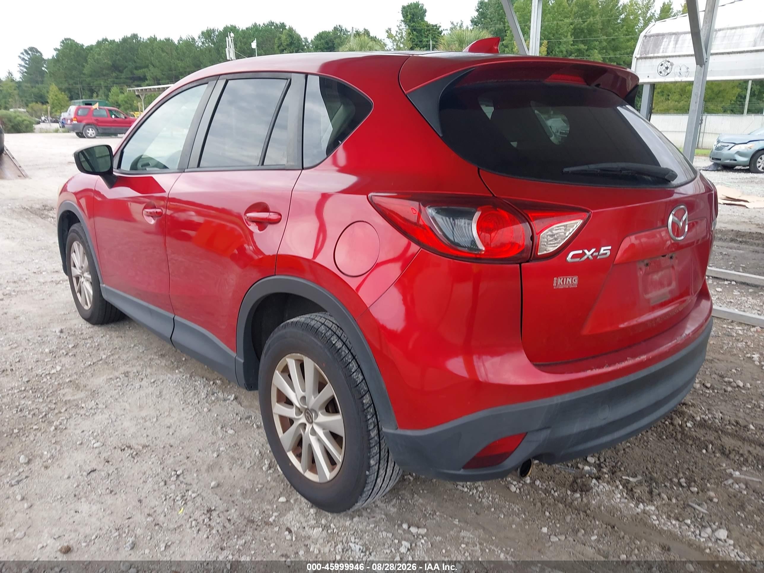 2015 Mazda Cx-5 Touring Red vin: JM3KE2CY9F0470650