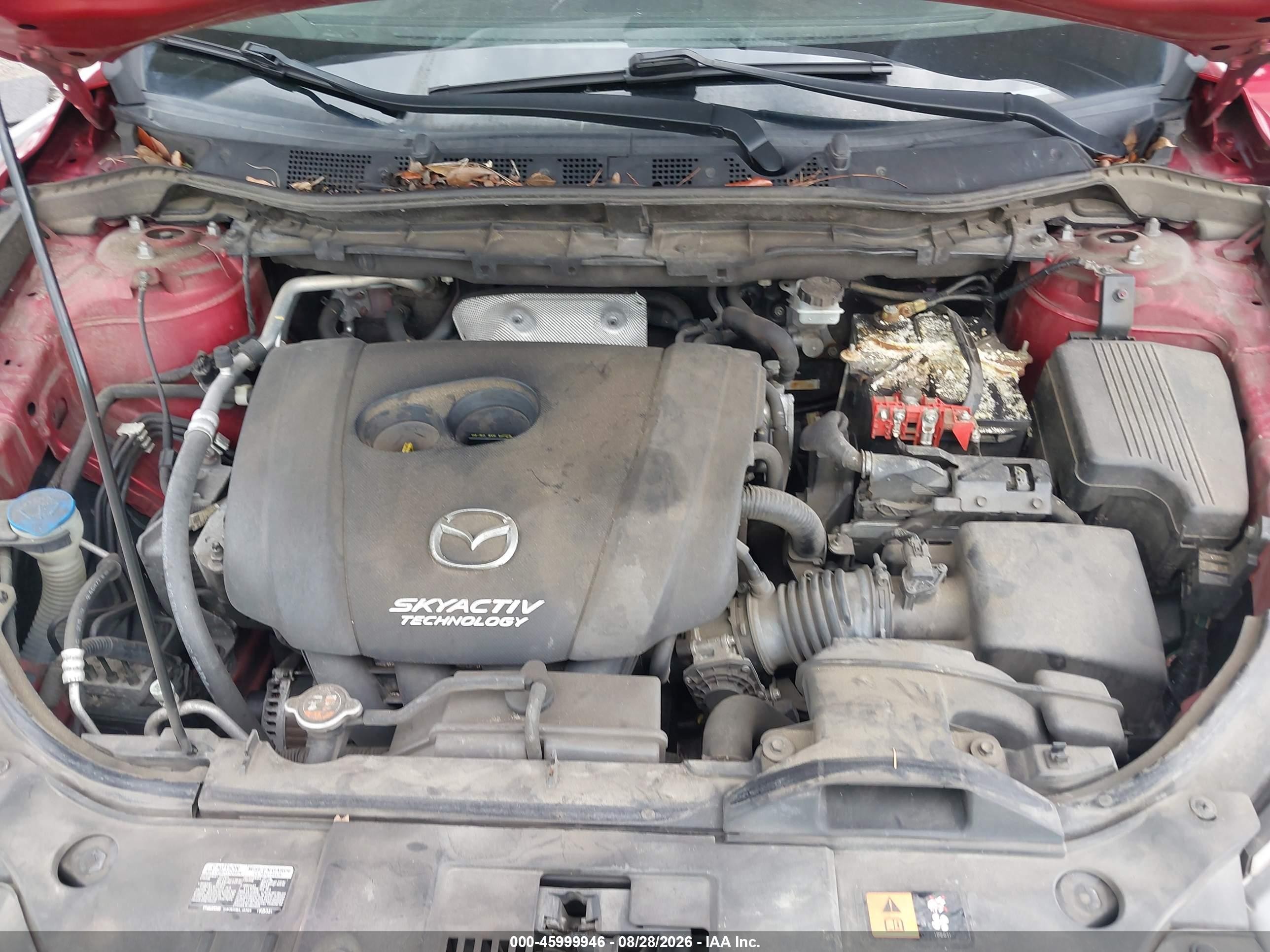 2015 Mazda Cx-5 Touring Red vin: JM3KE2CY9F0470650