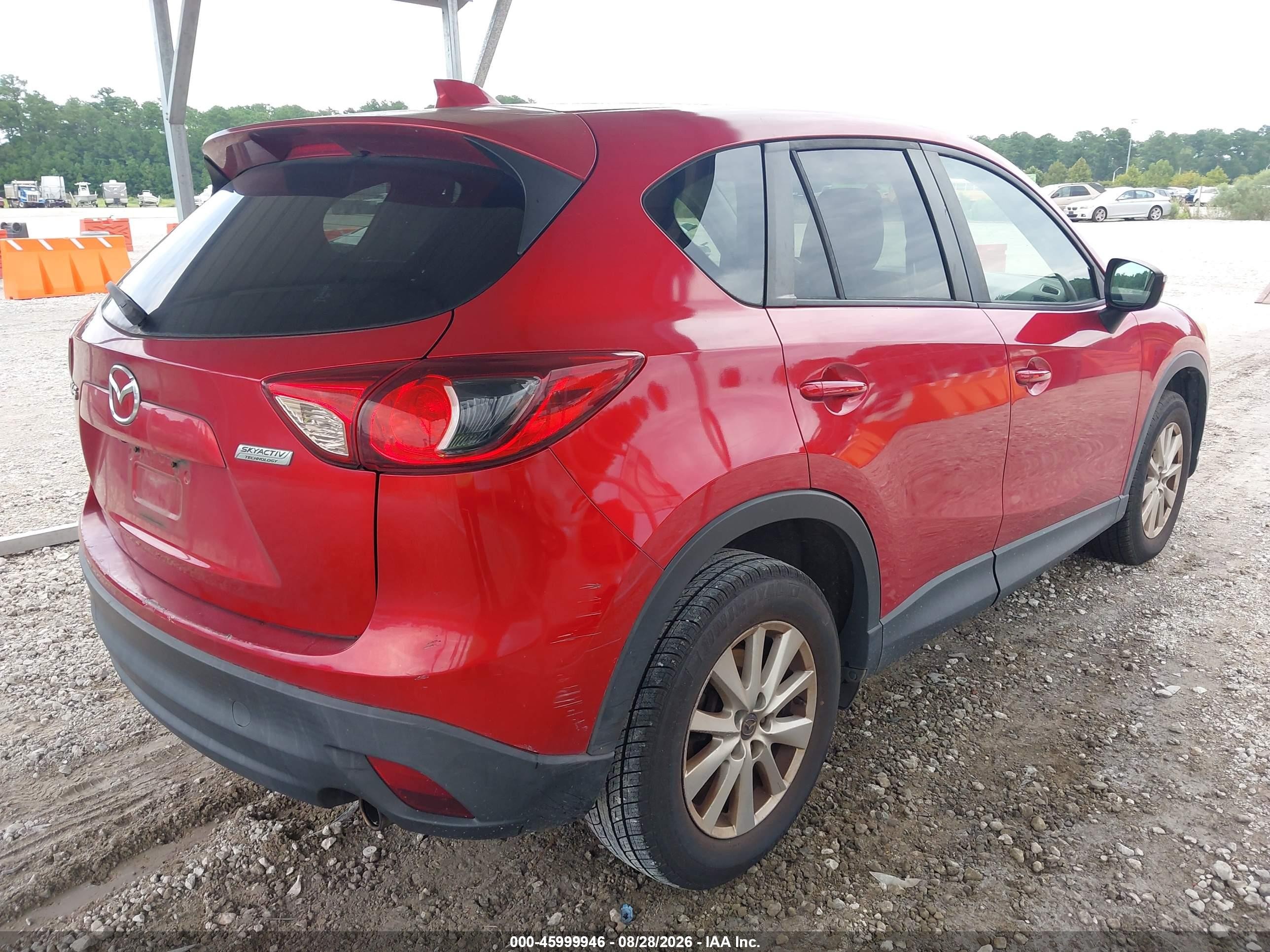 2015 Mazda Cx-5 Touring Red vin: JM3KE2CY9F0470650